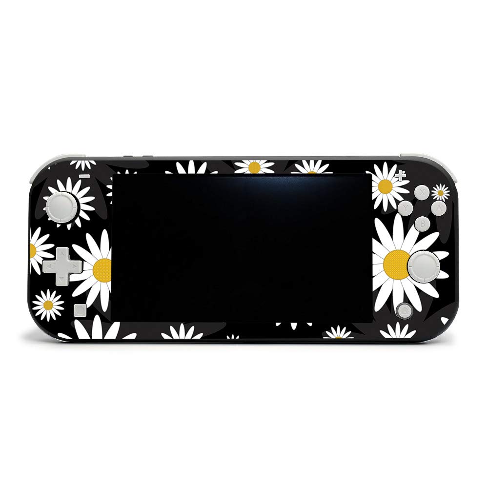 MightySkins Vinyl Decal Wrap Cover for Nintendo Switch Lite - Daisies Design | Protective & Durable Skin | Easy to Apply & Remove | Made in USA | Perfect for Gaming, Travel & Personalization