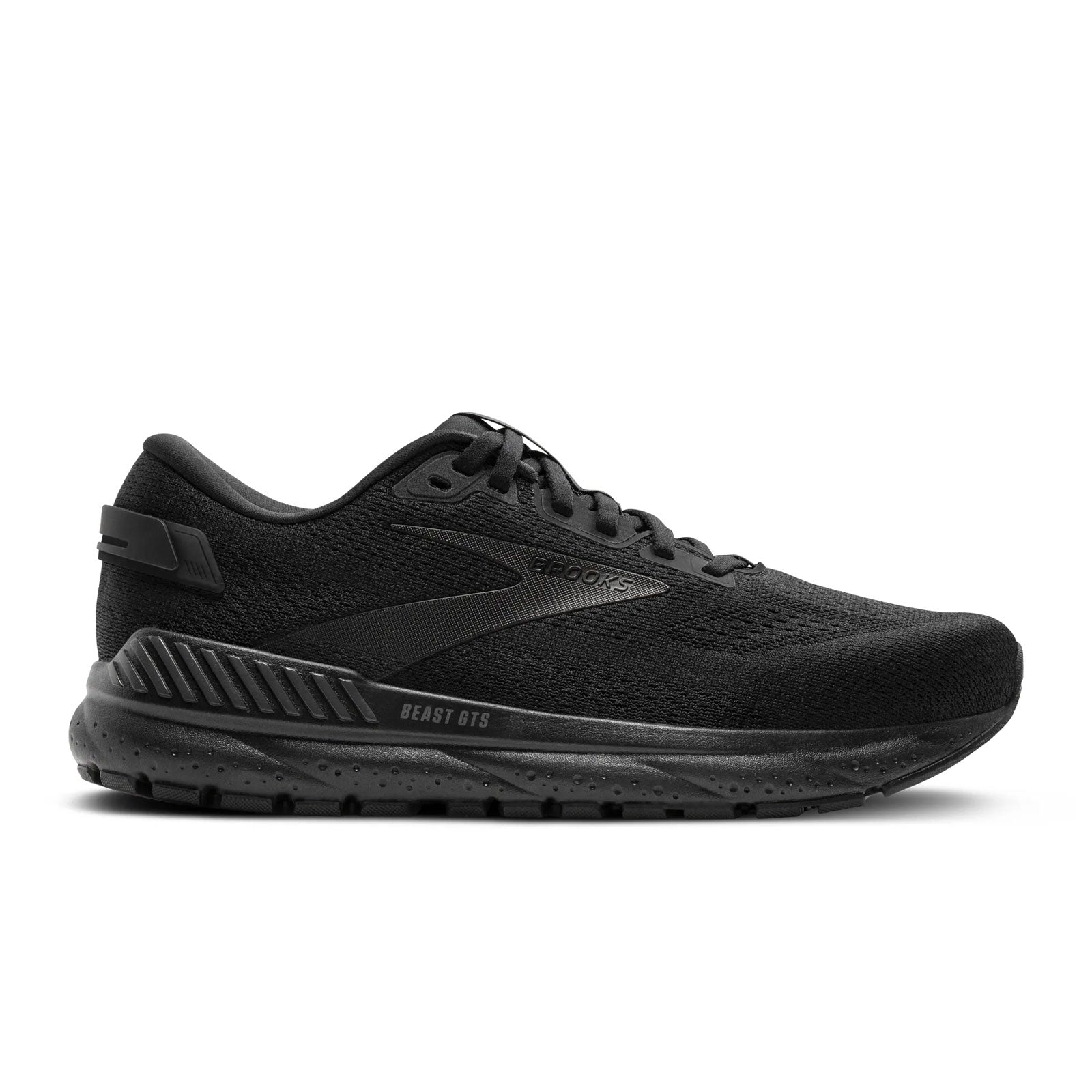 Brooks Beast GTS 24 Running Shoes for Men - Maximum Support & Stability - Black/Black/Ebony Color - Perfect for Overpronation & Long-Distance Running
