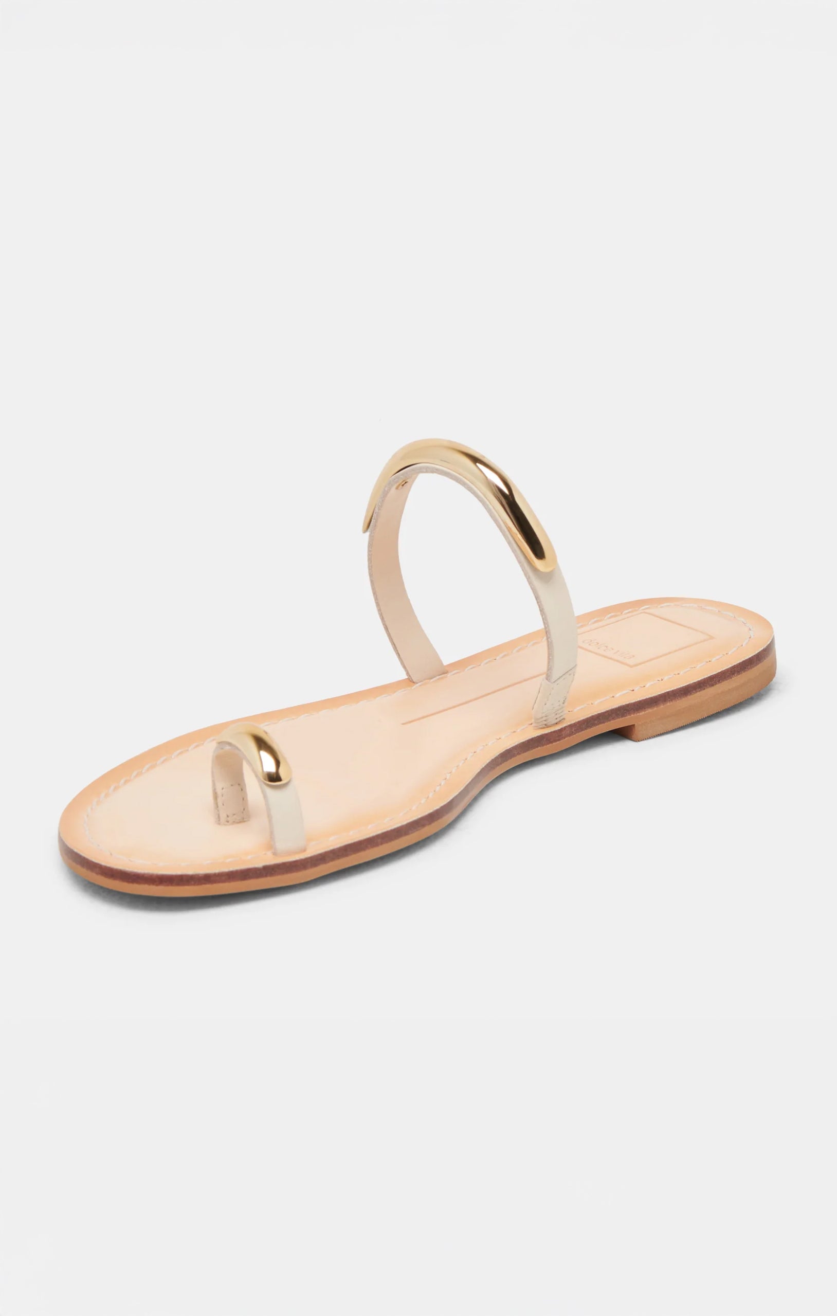 Dolce Vita Women's Wink Strappy Sandals in Bone - Comfortable Summer Casual Shoes for Beach, Vacation & Everyday Wear