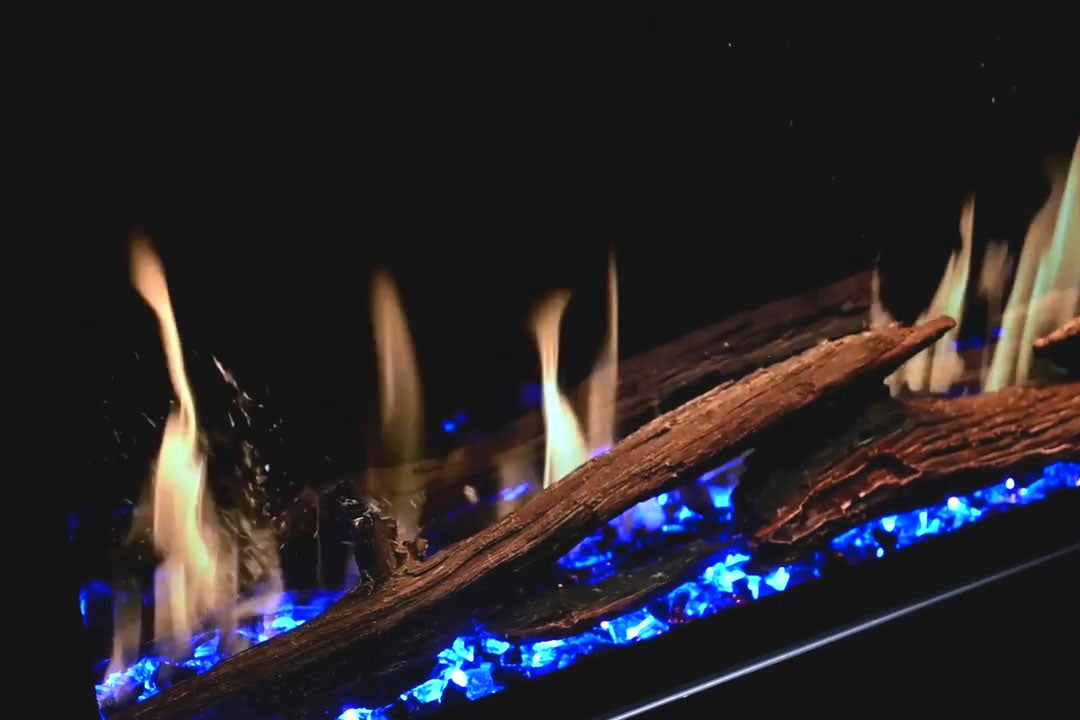 Modern Flames Orion Multi 100 Heliovision Virtual Multi-View Built-In Electric Fireplace - Perfect for Living Rooms, Bedrooms & Home Decor