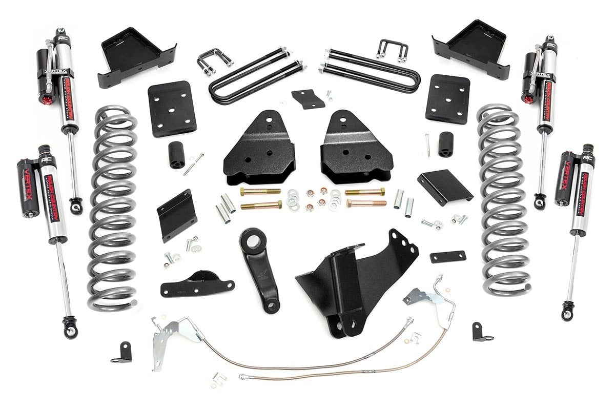 6 Inch Lift Kit for Ford F-250 Super Duty 4WD (2011-2014) - Gas Version | Heavy-Duty Suspension System | Vertex Brand | Off-Road & Truck Enhancement | Perfect for Trail Riding & Towing