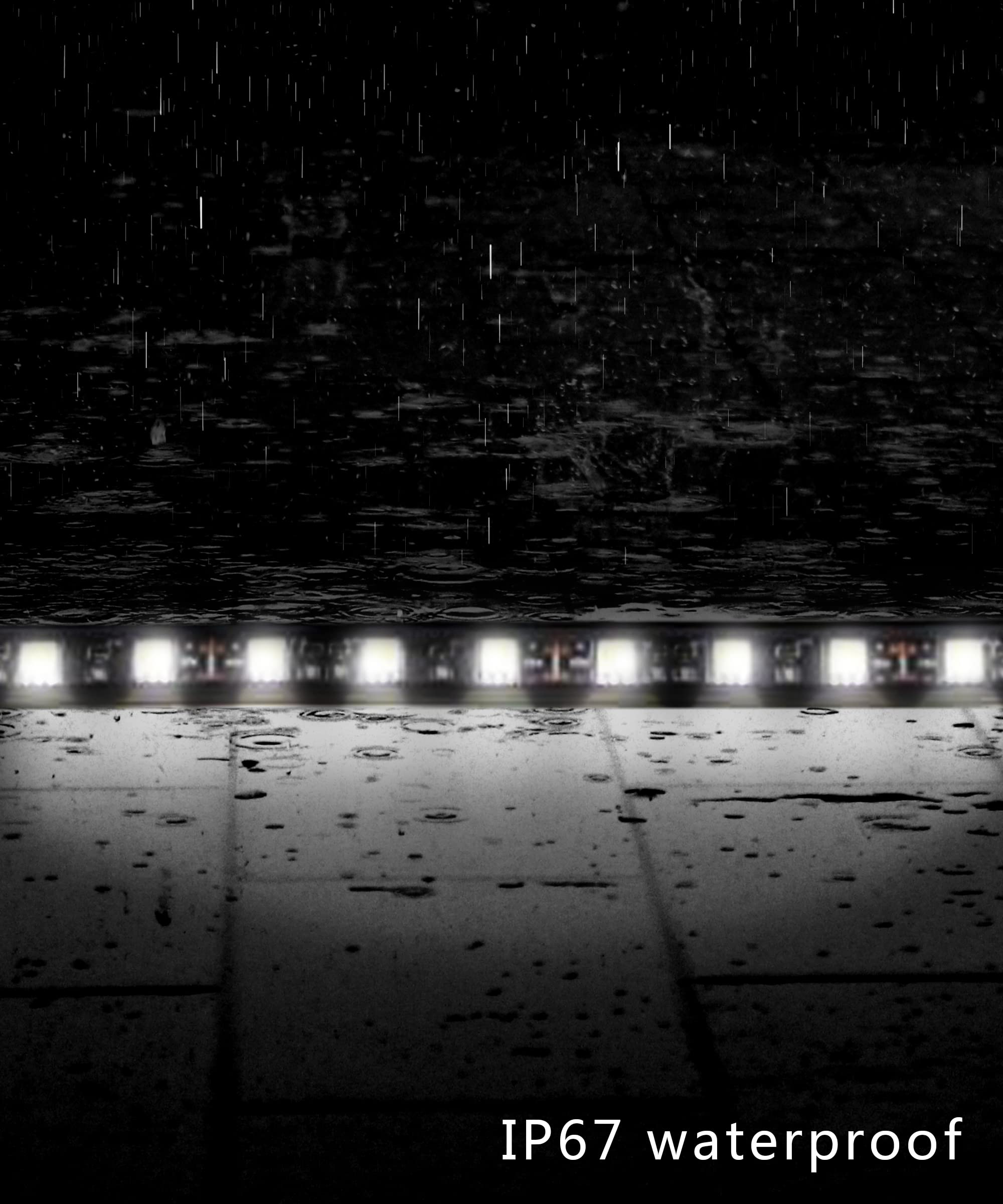 YAKEFLY 12V Waterproof Under Hood LED Light Kit - Universal Car Engine Inspection Strip Lamp with Auto On/Off | Durable Work Light for Automotive Repair, Nighttime Maintenance & DIY Projects