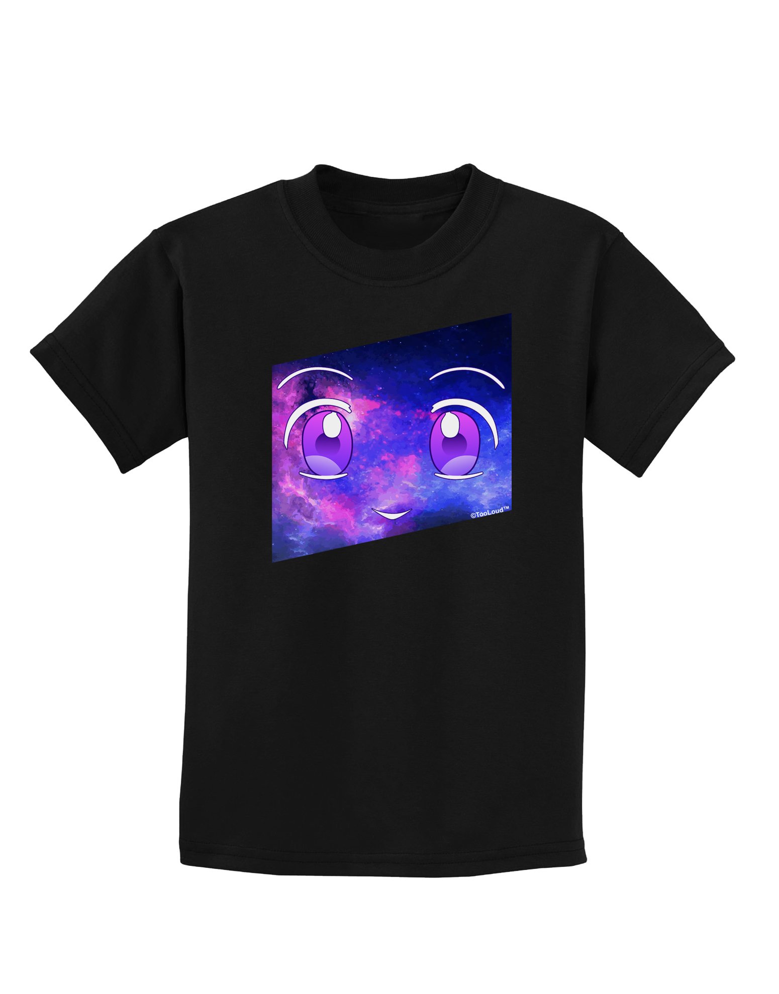 Cute Cosmic Eyes Dark T-Shirt for Kids | Fun Graphic Tee for Boys & Girls | Perfect for School, Playdates & Family Outings
