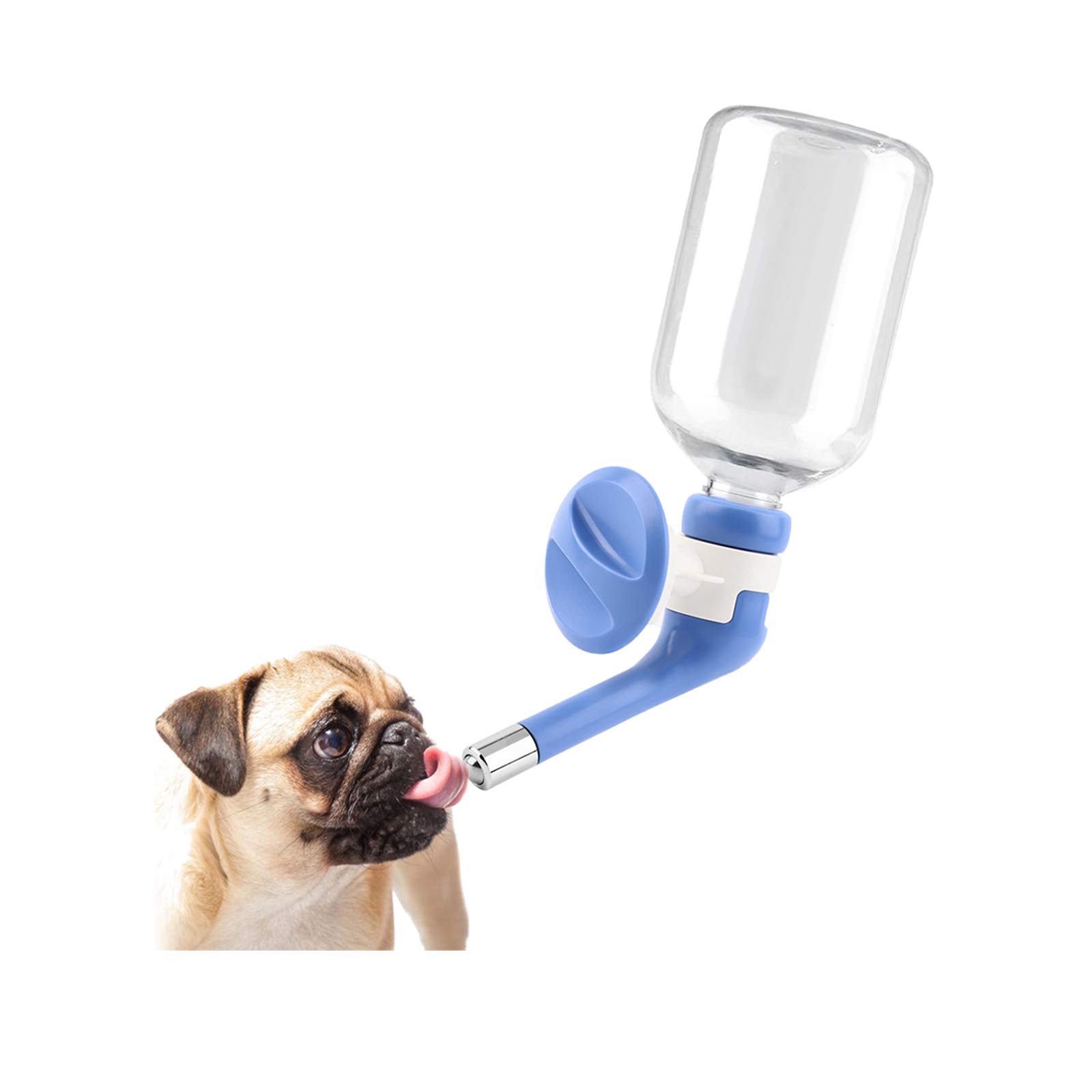 Andiker 350ml No-Drip Dog Water Bottle for Crate - Adjustable & Detachable Kennel Cage Water Dispenser for Puppies & Adult Dogs | Perfect for Travel, Crate Training & Outdoor Adventures