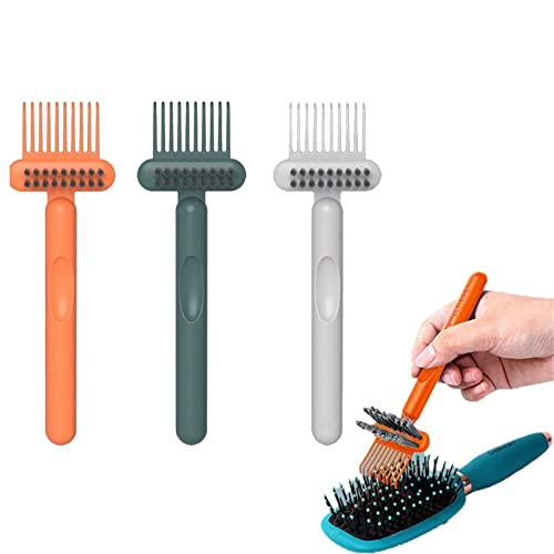 Professional 6-Piece Comb & Hairbrush Cleaning Kit - 2-in-1 Dual-Sided Cleaning Tool for Removing Hair, Dust & Debris from Combs & Brushes - Perfect for Home, Salon & Personal Grooming Care