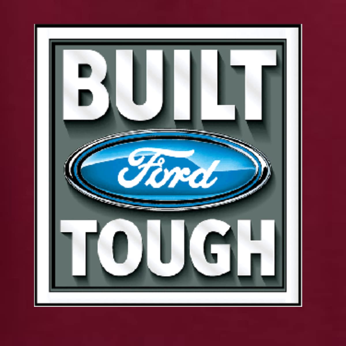Official Ford Mustang Shelby Licensed Graphic T-Shirt for Women | Built Ford Tough Classic Cars & Trucks Logo | Casual Wear & Car Enthusiast Gift