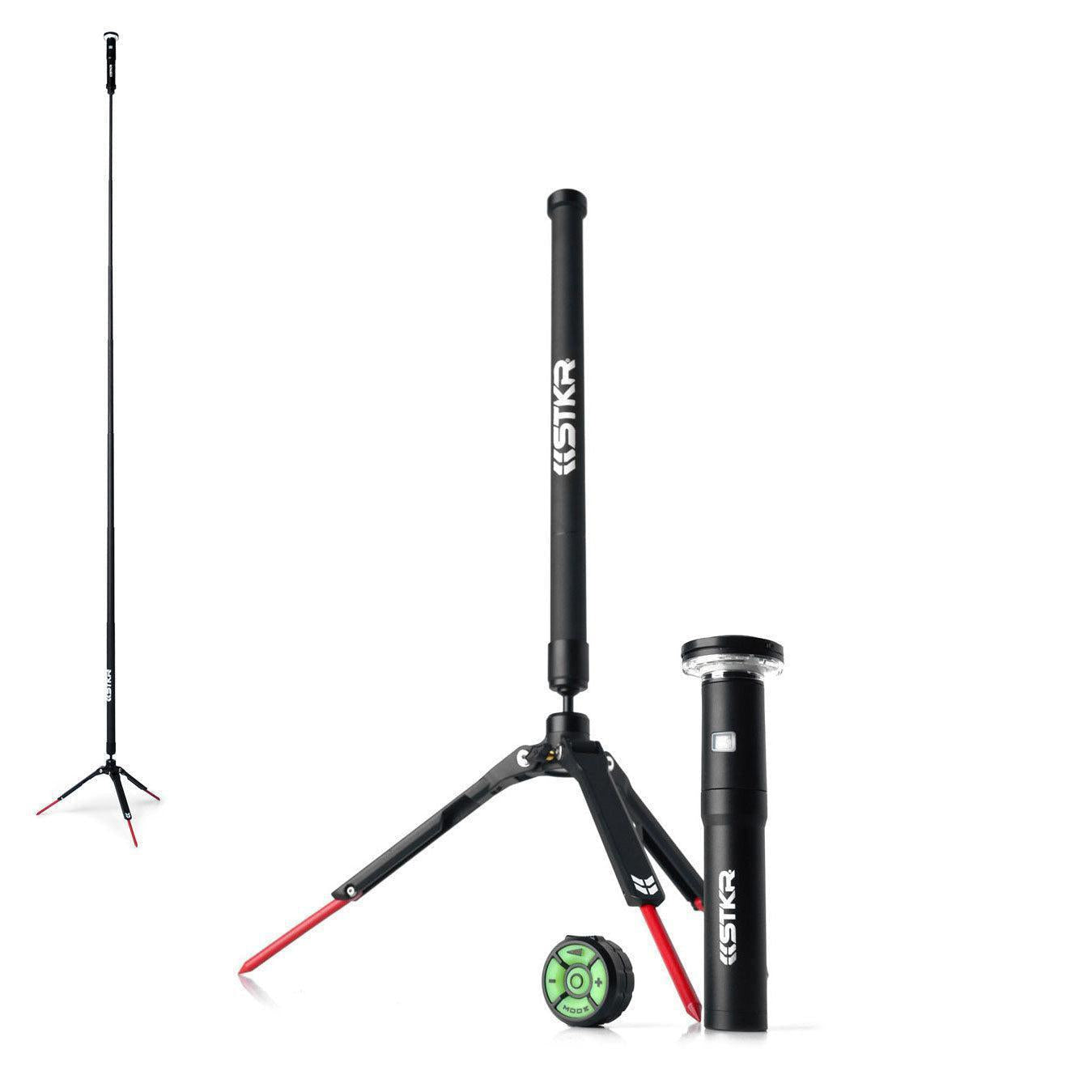 FLi PRO 8' Telescoping Light with AMBER Mode, Removable Flashlight & Remote Control - Perfect for Camping, Emergency Lighting & Outdoor Adventures