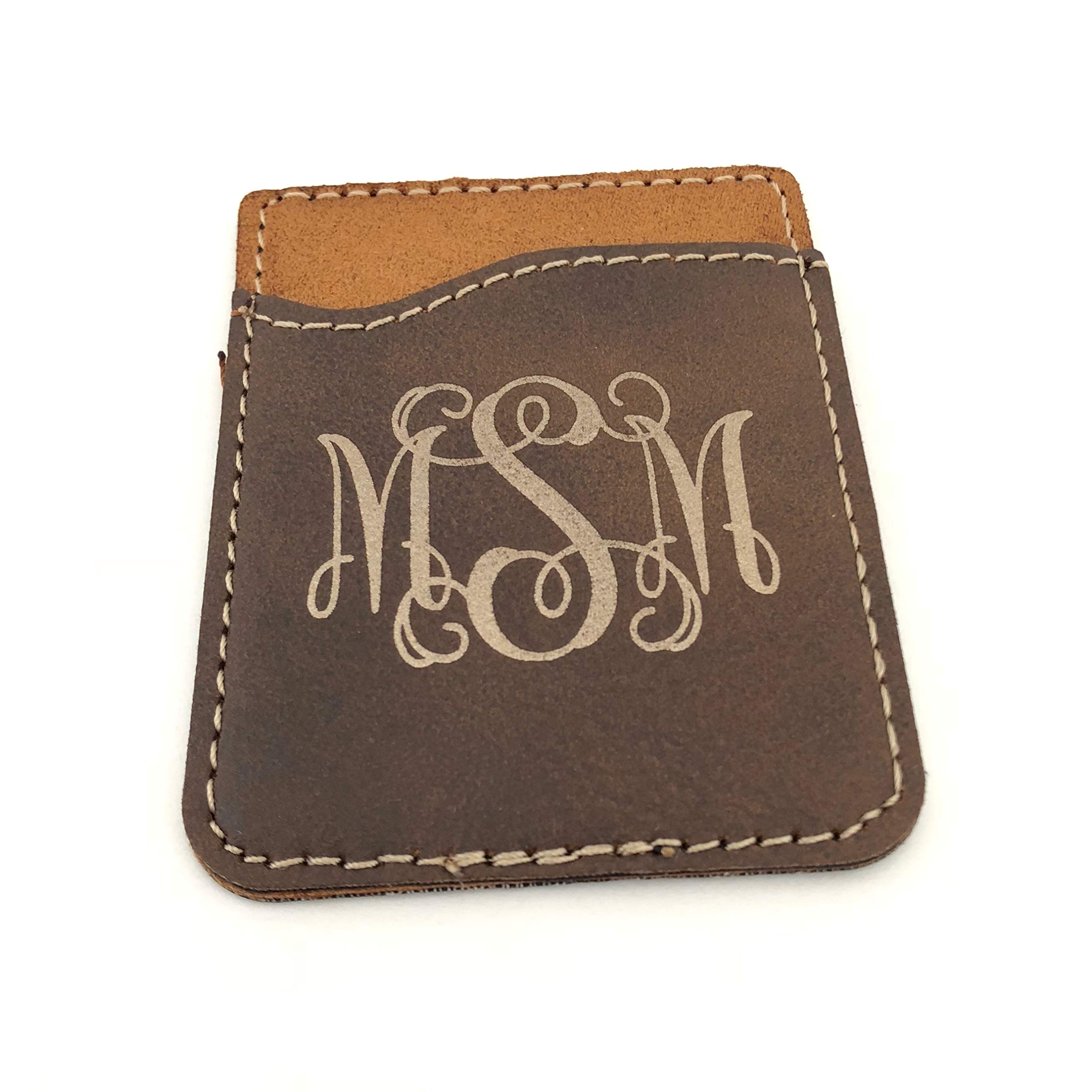 Personalized Stick-On Cell Phone Card Holder - Slim Wallet for Credit Cards & ID - Perfect for Travel, Shopping, and Everyday Use