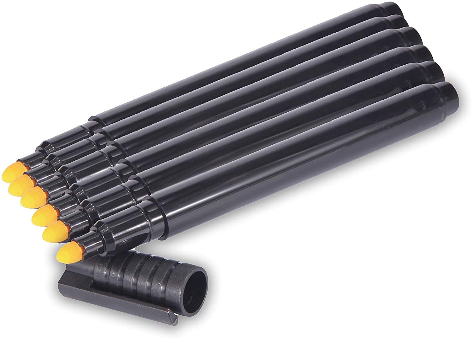 Counterfeit Bill Detector Pens - 6 Pack with Clip Cap | Fake Money Detection for Cashiers, Retail & Banks | Prevent Loss from Fake Bills & Currency