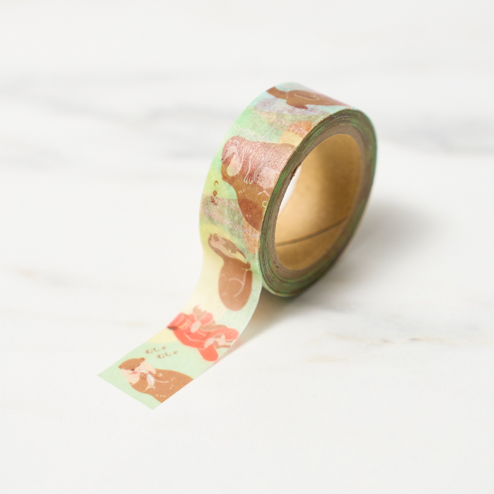 Zoom in Animal Masking Tape - Fun & Colorful Washi Tape for Scrapbooking, DIY Crafts, Journaling & School Projects - Perfect for Kids, Artists & Craft Lovers