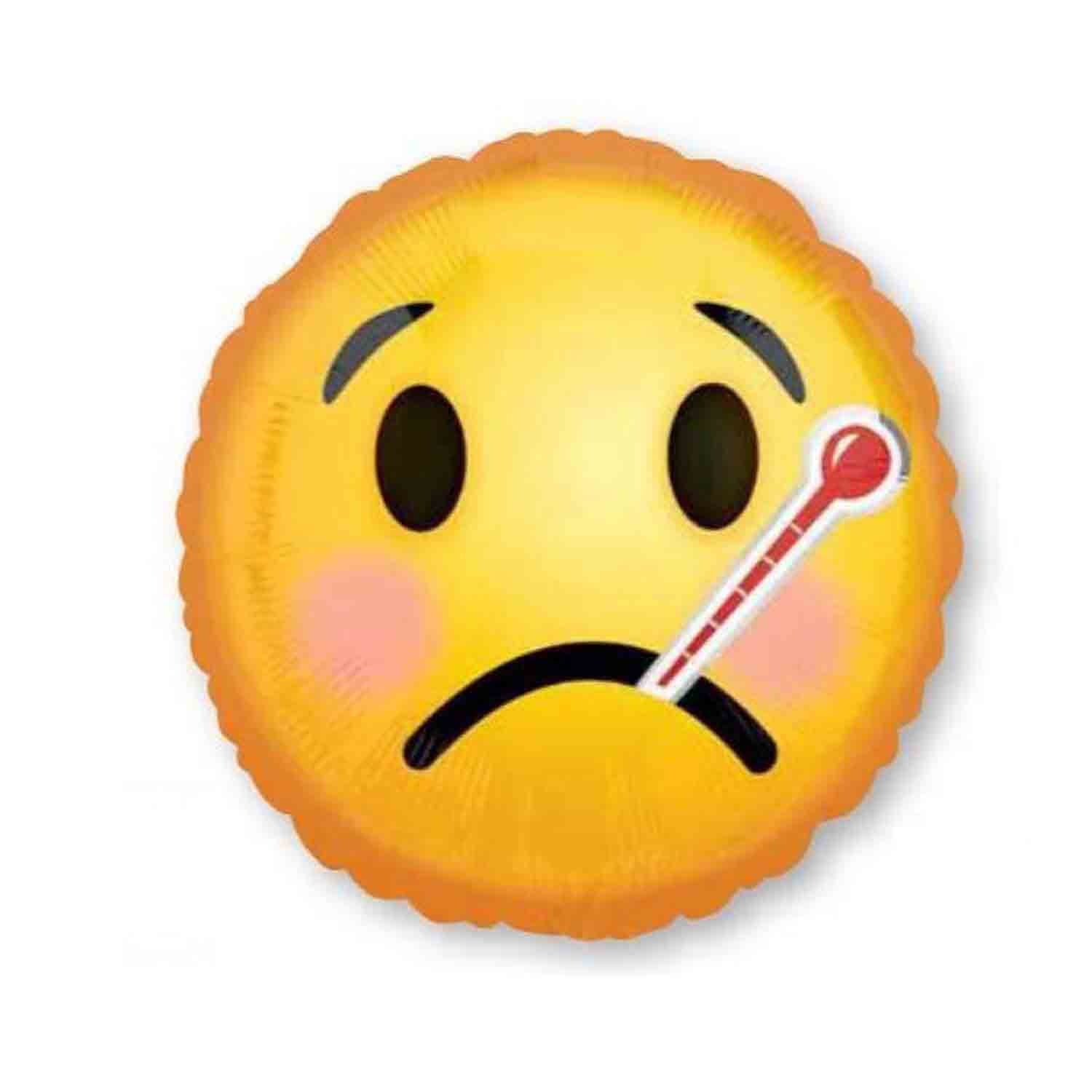 45cm Standard HX Emoticons Get Well Balloon - Cheer Up Gift for Hospital Patients, Recovery Decorations, Birthday Party Supplies