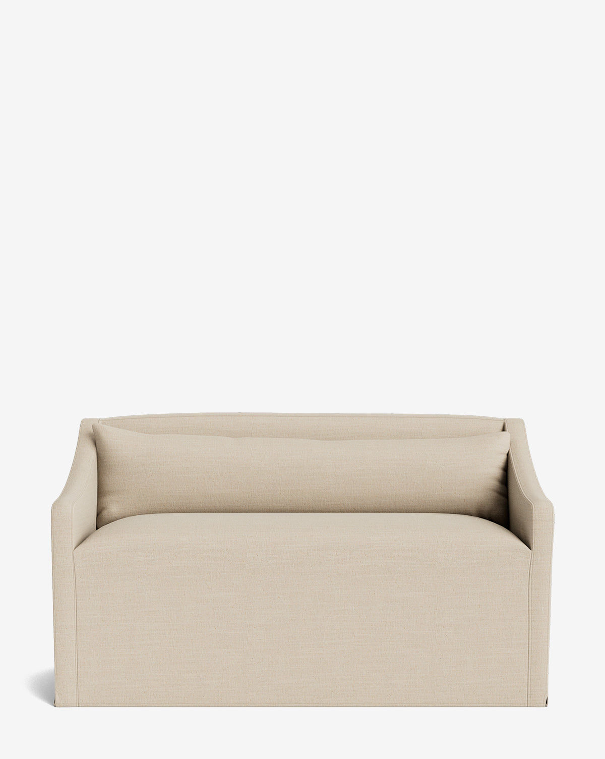 Olivier Slipcover Dining Bench - Washable Fabric Upholstered Seat with Removable Cover, Perfect for Kitchen, Dining Room, and Breakfast Nook
