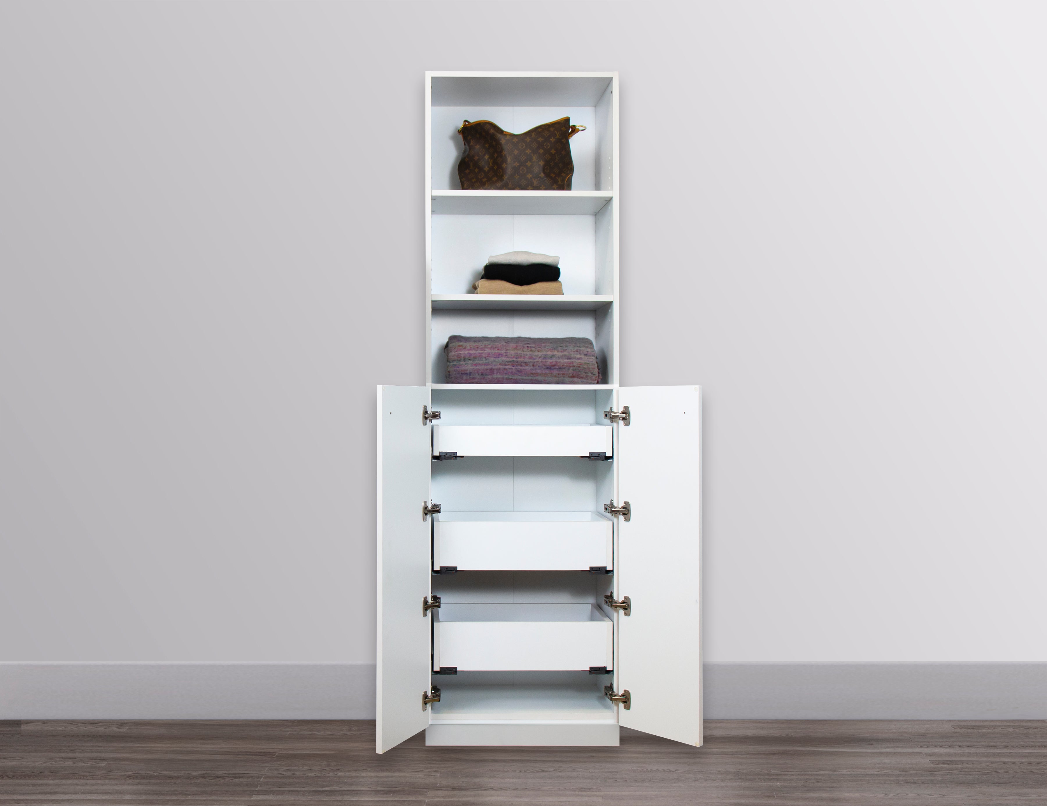 Gracious Home Shelf & Door Closets - Space-Saving Storage Organizer for Bedroom, Bathroom, and Closet - Perfect for Home Organization