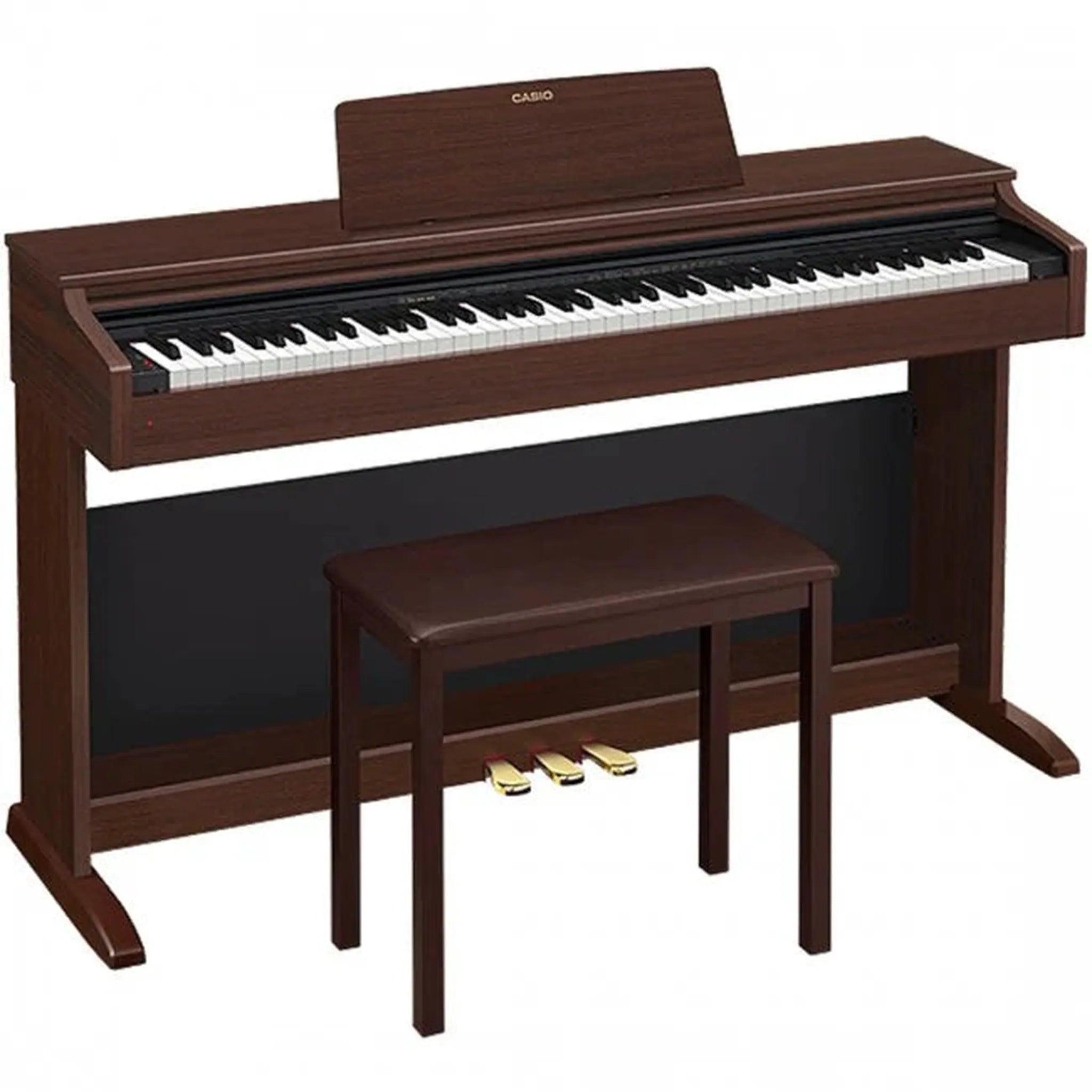 Casio AP270BN Digital Piano 88-Key with Weighted Keys - Premium Brown Finish for Home & Studio Use | Perfect for Beginners & Professionals