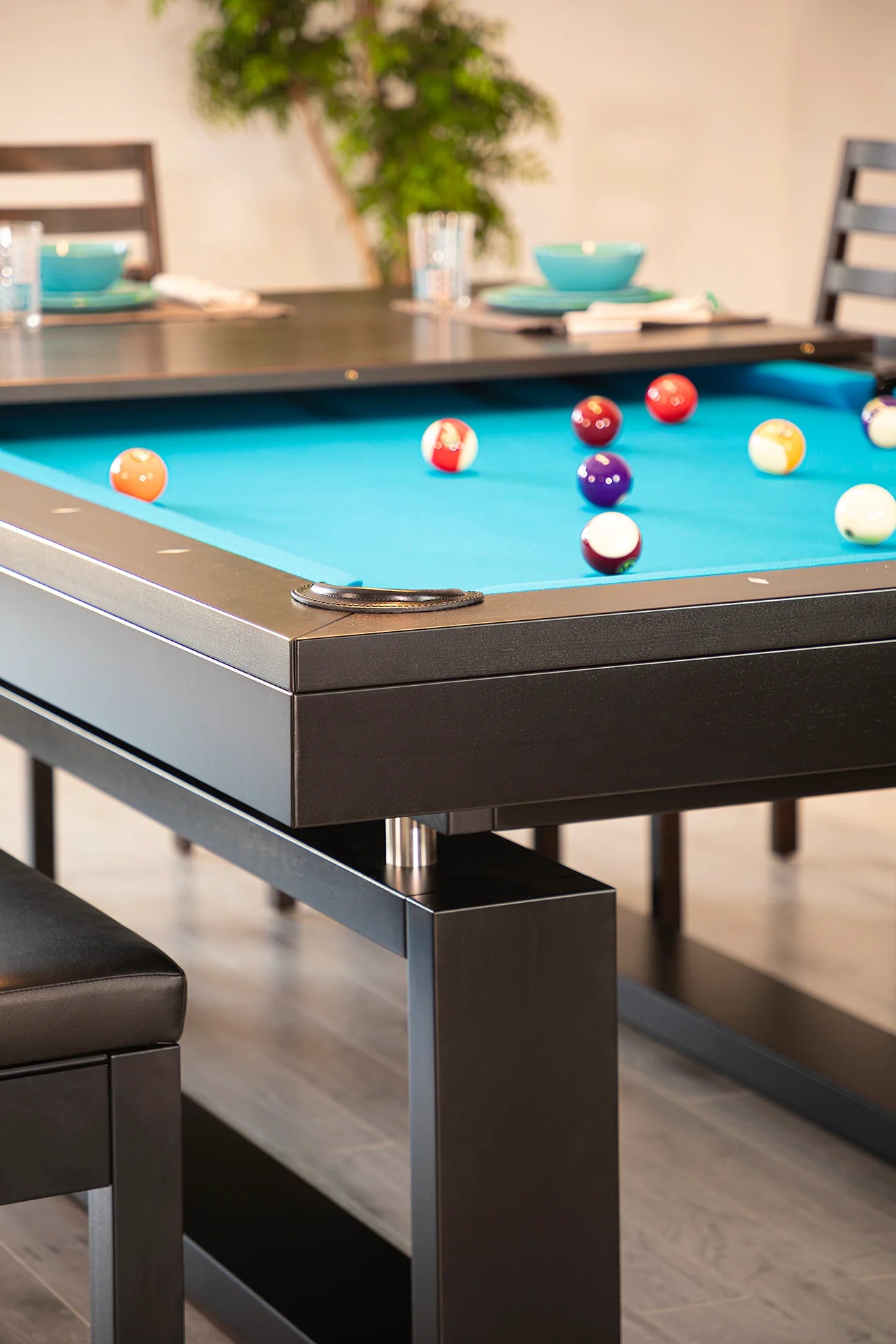 Premium Canadian Billiard Cloud Pool Table for Home Game Rooms & Bars - Professional 8ft Pool Table with Durable Slate Bed & Accessories