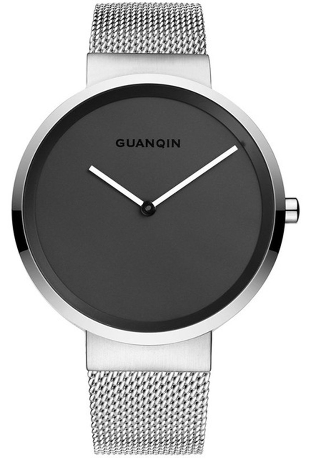 Carlien Men's Watches - Top Brand Minimalist Design Mesh Strap Quartz Watch for Business | Stainless Steel Wristwatch for Office, Formal Events & Everyday Wear