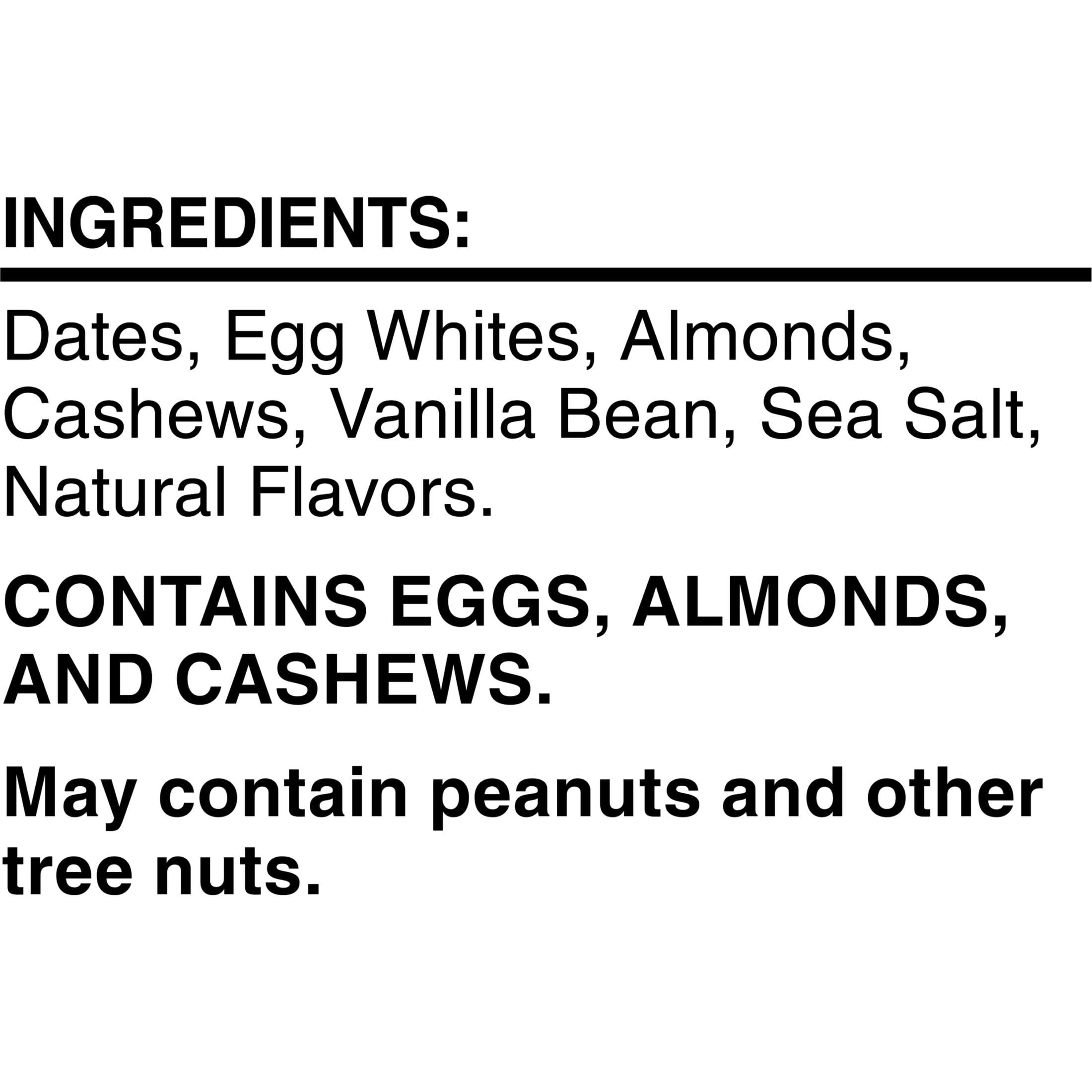 RXBAR Protein Bars - Vanilla Almond Flavor, 12 Pack (22oz) | High Protein Snack Bars for Workout Recovery, Healthy On-the-Go Breakfast & Travel Snacks | Gluten Free, No Added Sugar, Whole Food Ingredients