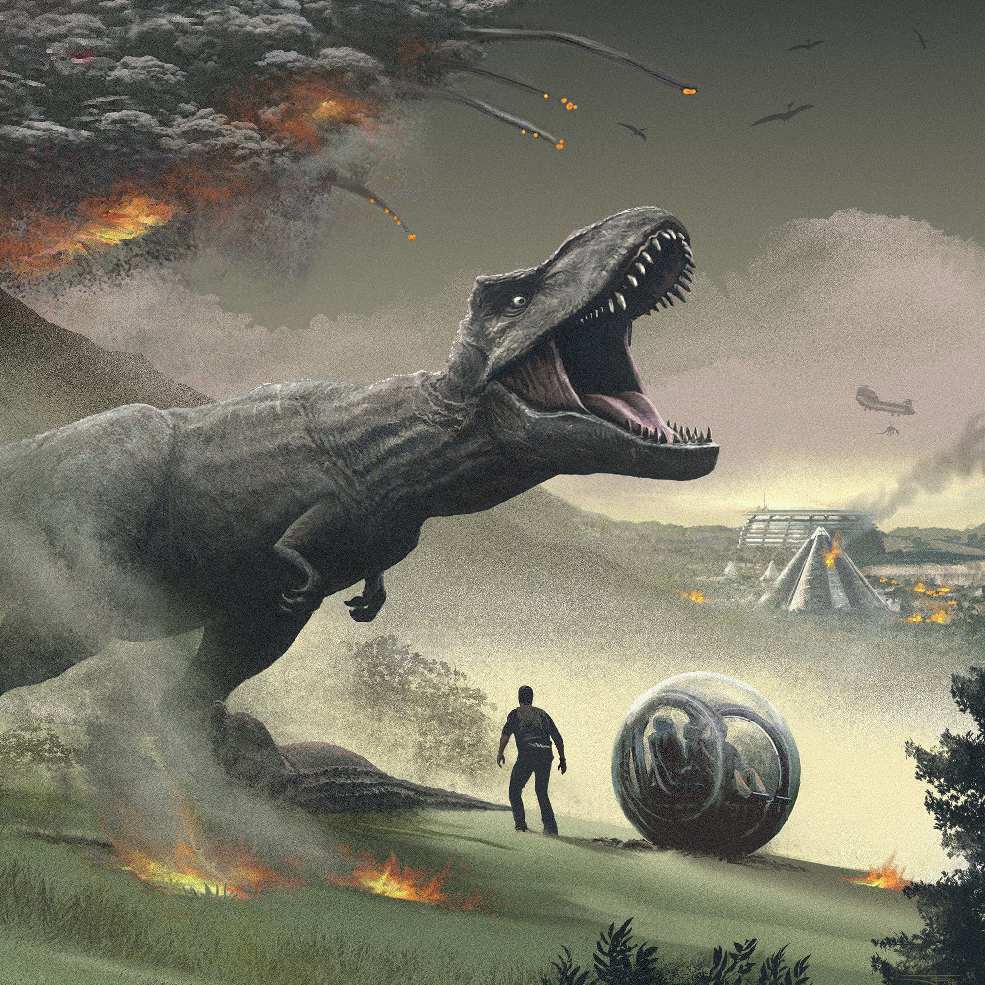 Jurassic World: Fallen Kingdom Original Motion Picture Soundtrack 2XLP Vinyl Record - Perfect for Movie Night & Collector's Display