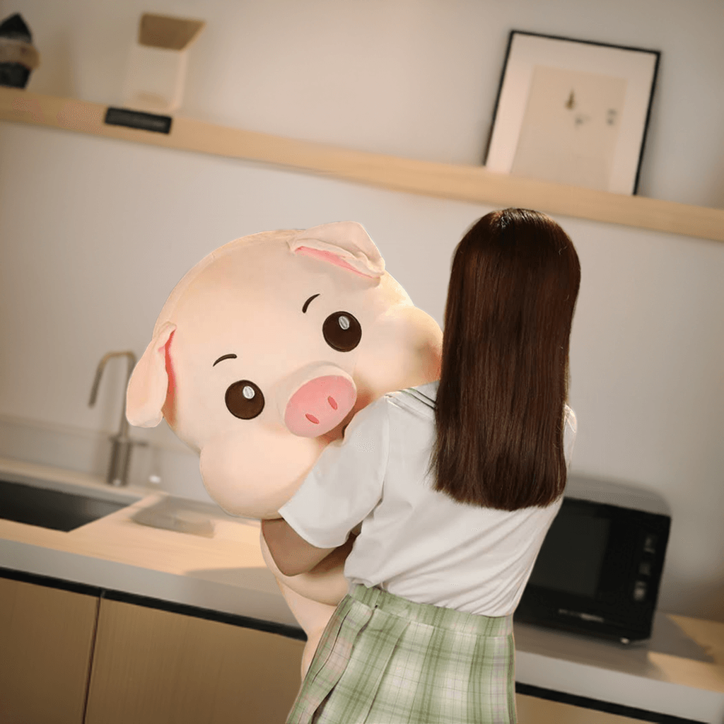 Extra Large Baby Pig Plush Toy - Soft & Cuddly Stuffed Animal for Kids, Nursery Decor, Birthday Gifts (Perfect for Cuddling, Playtime & Nursery Themes)