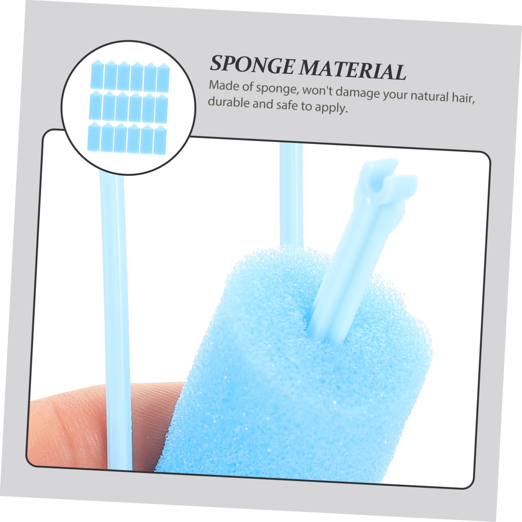 FOMIYES No Heat Overnight Hair Rollers - 20pcs Sponge Hair Curlers for Soft, Fluffy Curls | Hair Styling Accessories for Women | Perfect for Sleep, Home Use & Travel