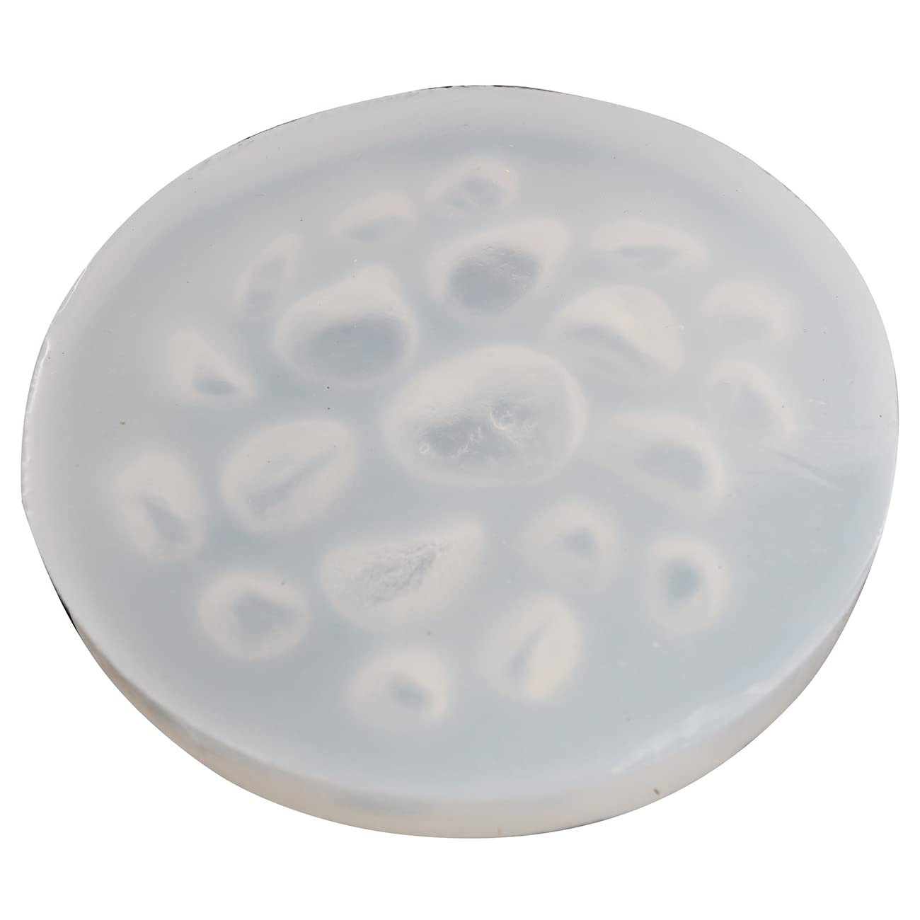 LQ Industrial 20-Cavity Silicone Stone Molds for DIY River Pebble & Irregular Stone Making - Perfect for Concrete, Resin, Plaster Crafts, Garden Decor and Home Improvement Projects