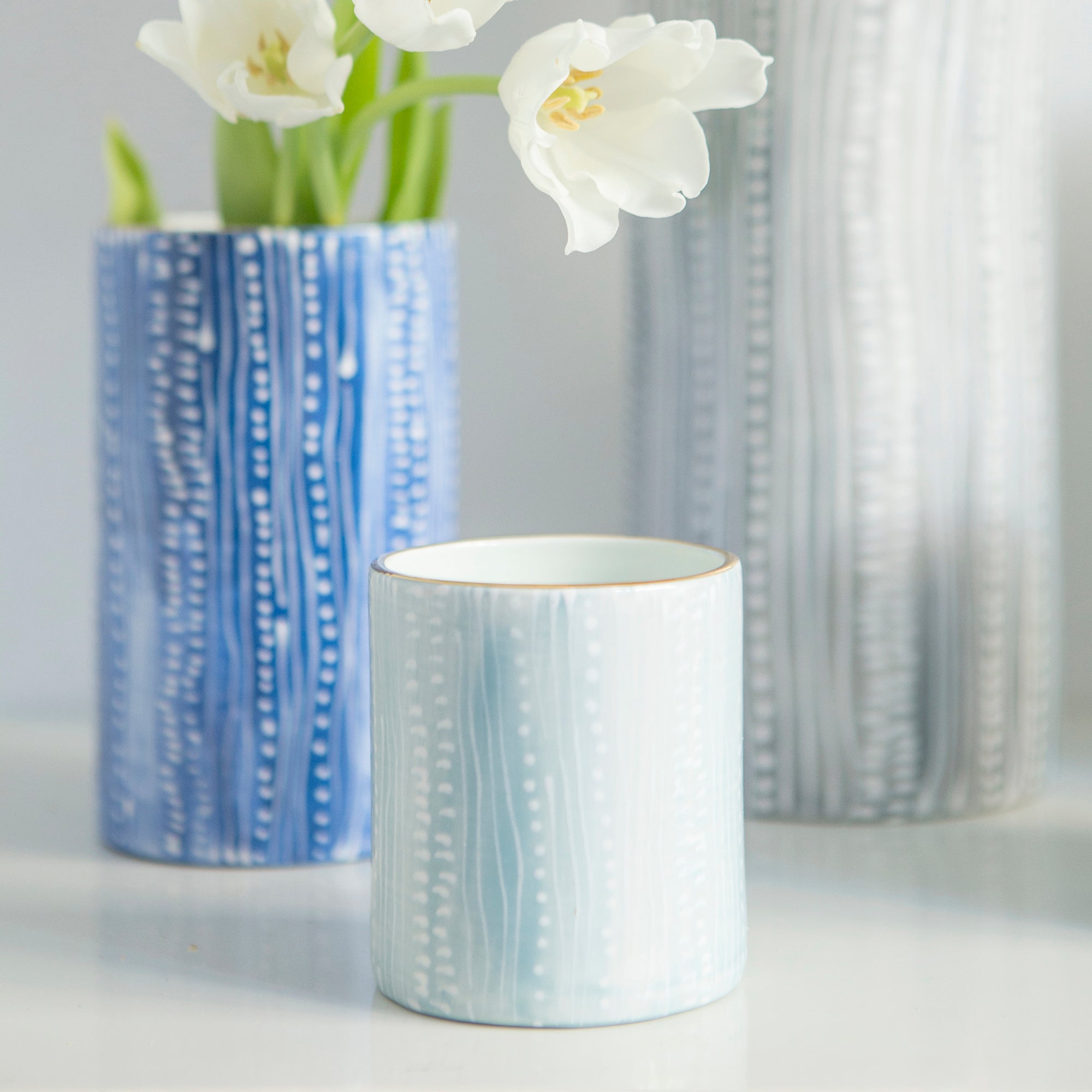 Calypso Jilly Cup in Cadet Blue - Premium Ceramic Coffee Mug for Home & Office Use - Perfect for Tea, Hot Chocolate, or Morning Coffee