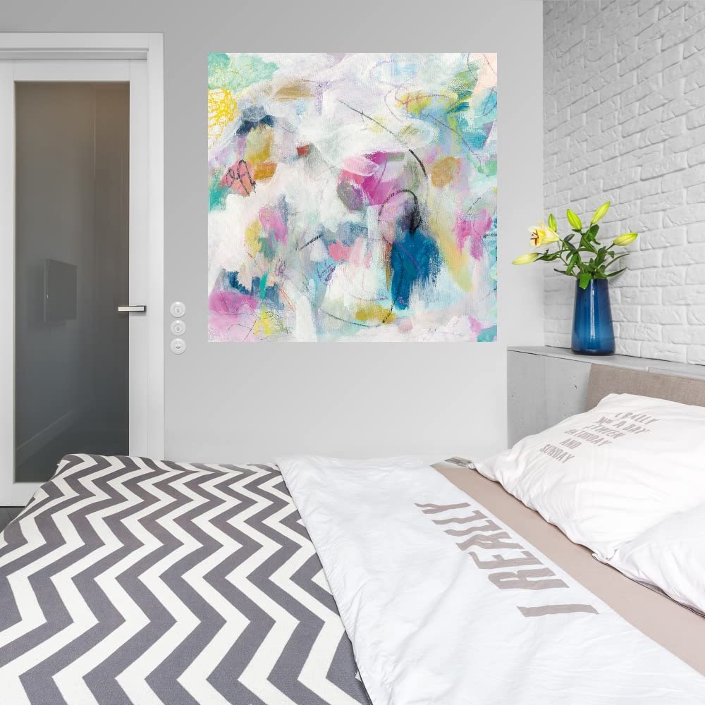 Daylight Savings Fine Art Canvas Wall Decor by Mary Urban - 22x22 Inches - Ready to Hang for Living Room, Bedroom, Office & More - Modern Home & Office Wall Art
