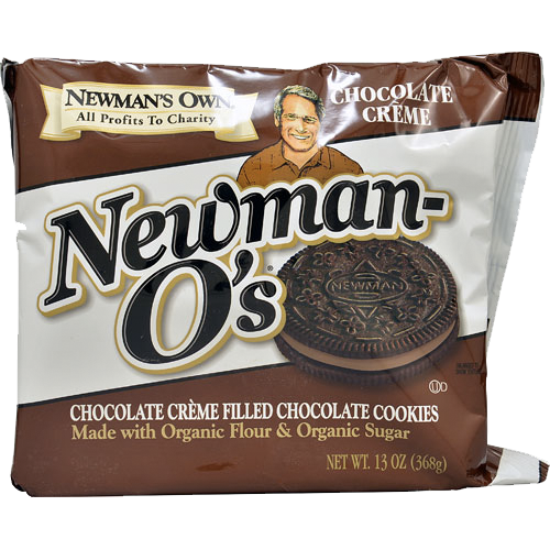 Newman's Own Organics Chocolate Creme Filled Chocolate O's Cookies - 13 oz Box (Pack of 1) | Organic Snacks for Kids & Adults | Perfect for Lunchboxes, Parties & Afternoon Tea