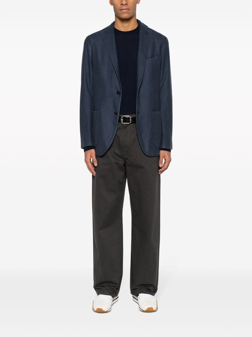 Boglioli Blue Jacket for Men | Premium Italian Wool Blazer | Perfect for Business, Weddings & Formal Events