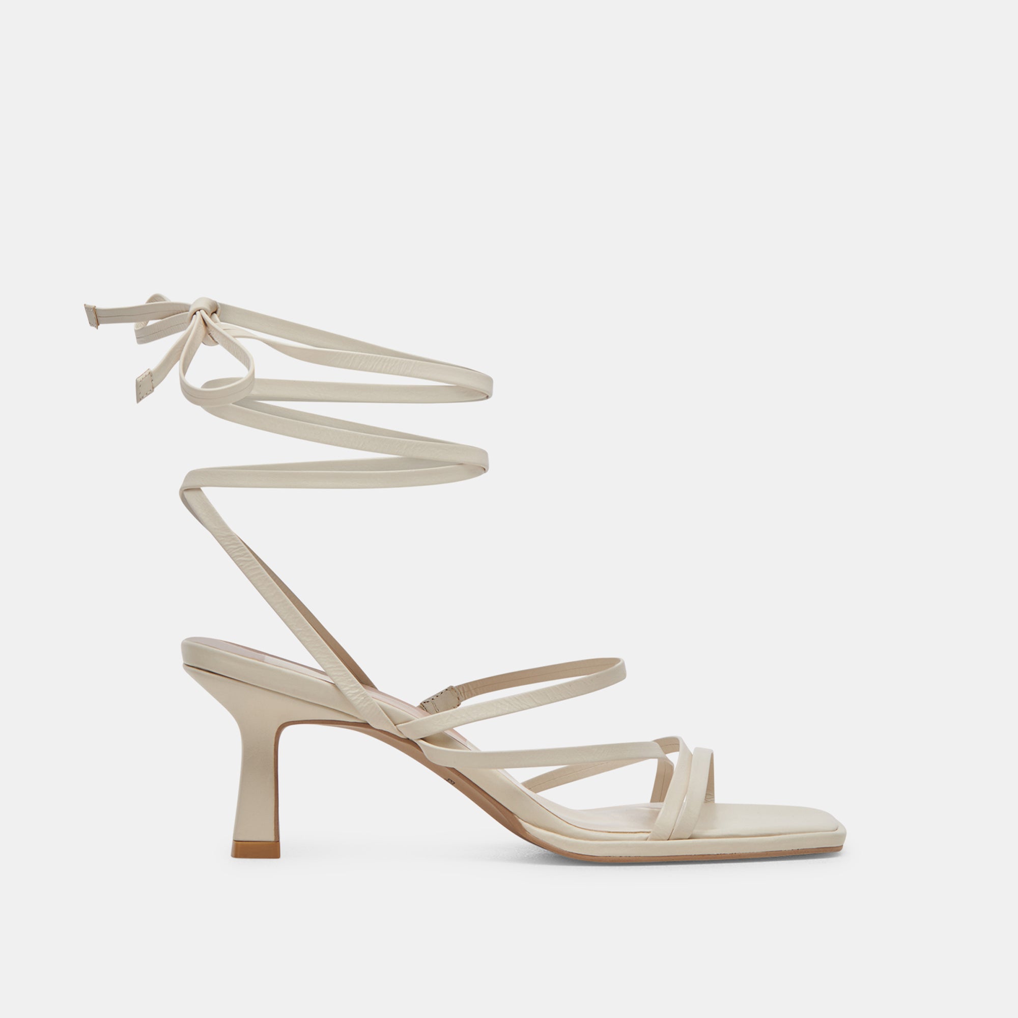 MALABO Women's Ivory Leather High Heels - Elegant Pointed Toe Pumps for Party, Wedding & Office Wear