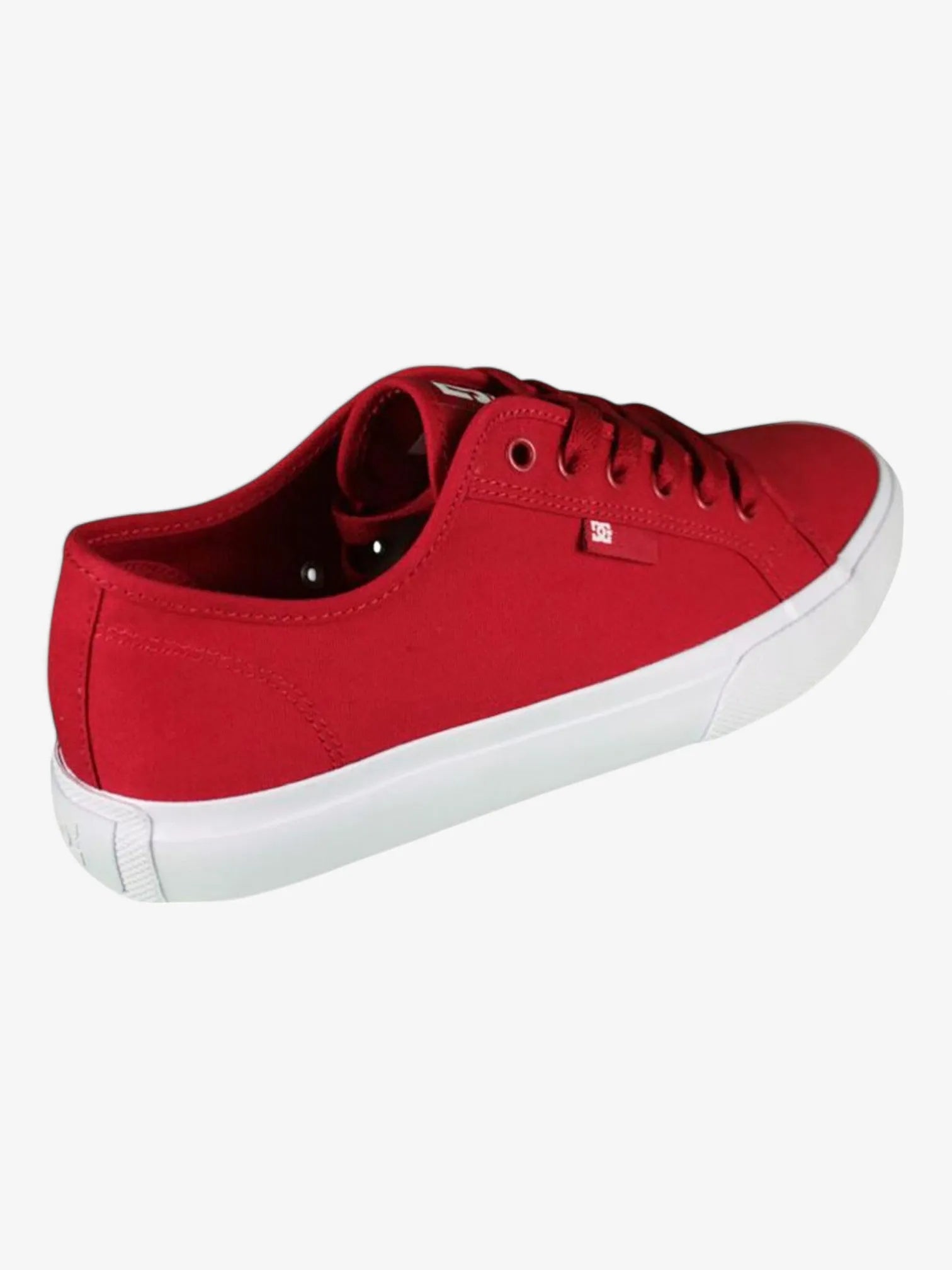 DC Manual TX Skate Shoes for Men - Red | High-Performance Skateboarding Sneakers for Street & Park Skating