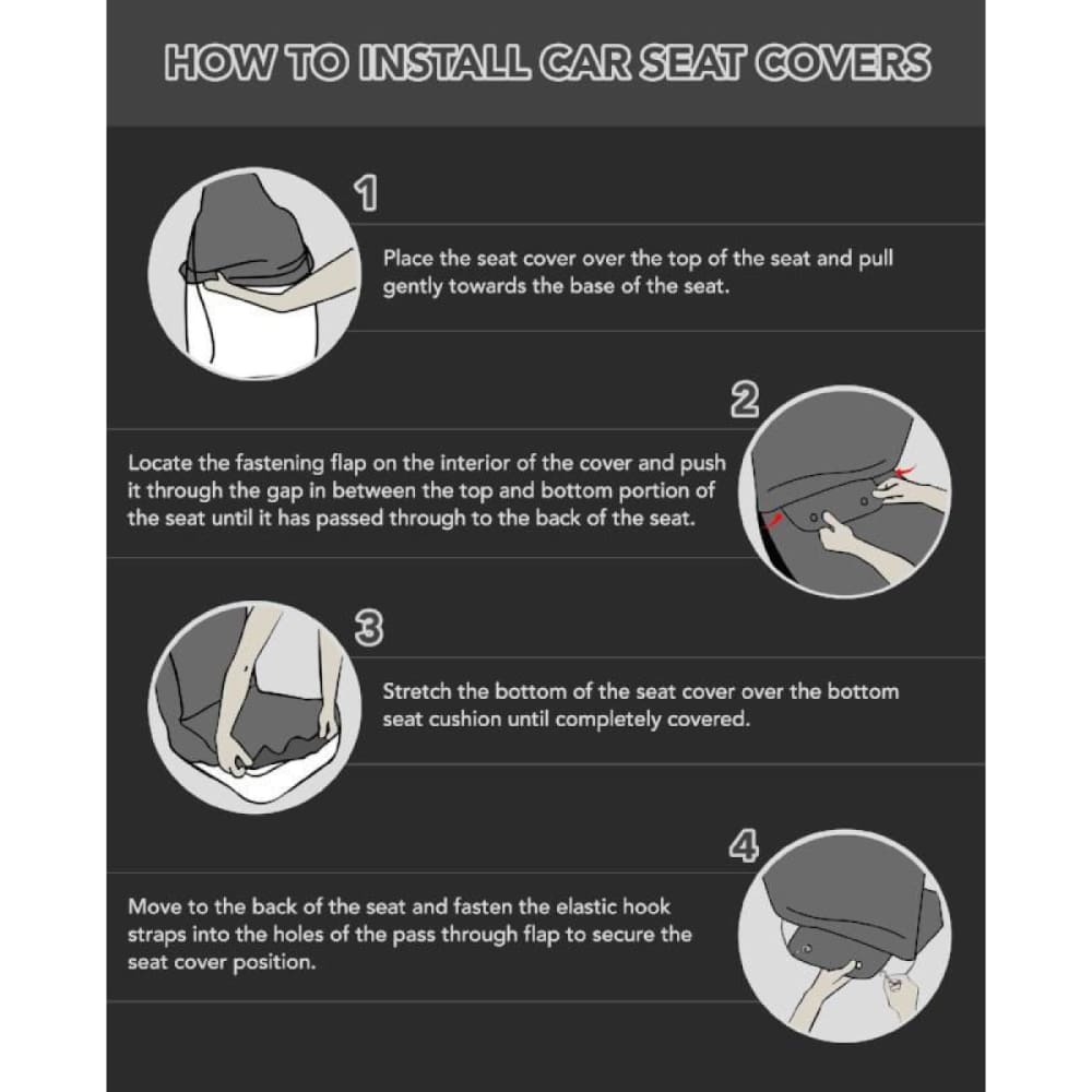 Best Mom Ever Gift - Premium Car Seat Covers for Women (Set of 2) - Perfect Mother's Day, Birthday & Christmas Presents - Protect Your Car Seats in Style