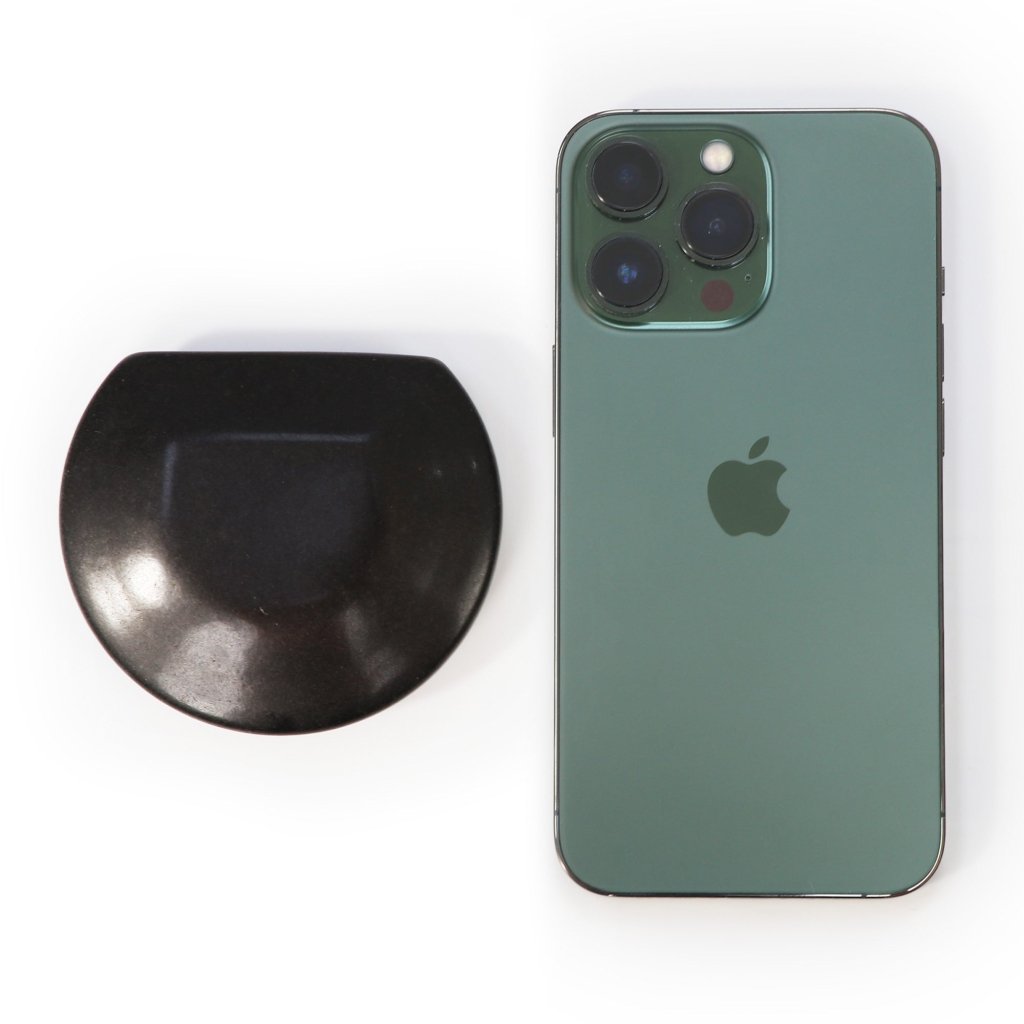 Premium 3/4 Round Basalt Hot Stone Massage Set - 2 Piece Pack for Relaxation & Gua Sha Therapy | Perfect for Spa, Home Use & Professional Massage Therapists