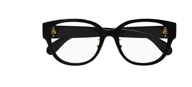 Gucci GG1411OK 001 Black Round Women's Eyeglasses - Stylish Designer Optical Frames for Women | Perfect for Work, Reading & Everyday Fashion