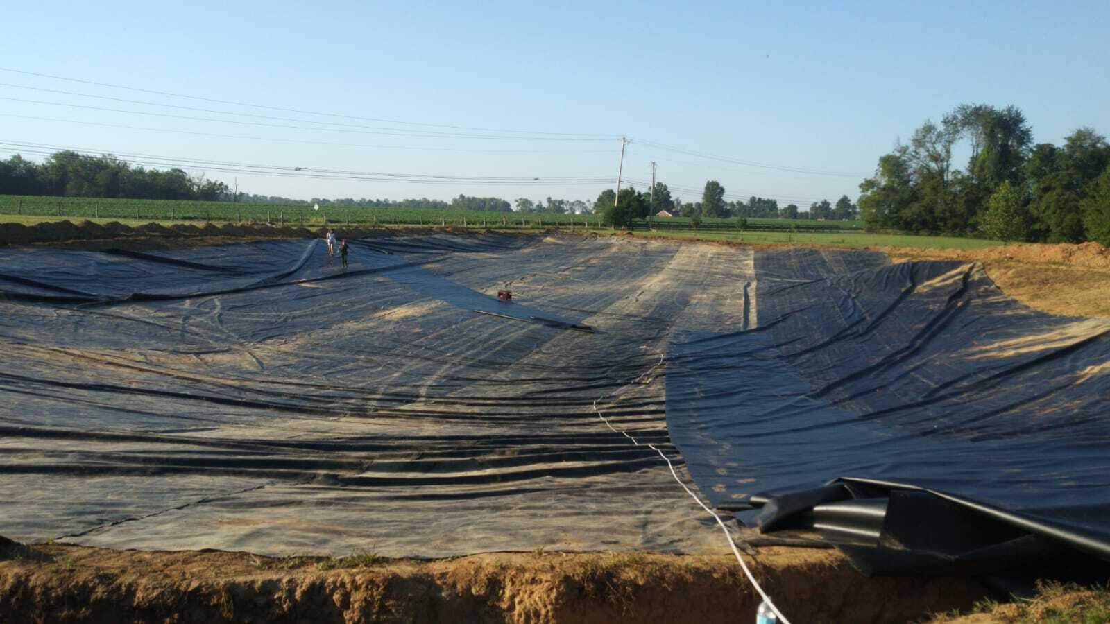 Premium 24x24 Pond Liner - Heavy Duty Fish Pond Tarp with 40+ Year Lifespan | UV Resistant & Durable Waterproof Membrane for Koi Ponds, Water Gardens & Backyard Landscaping Projects