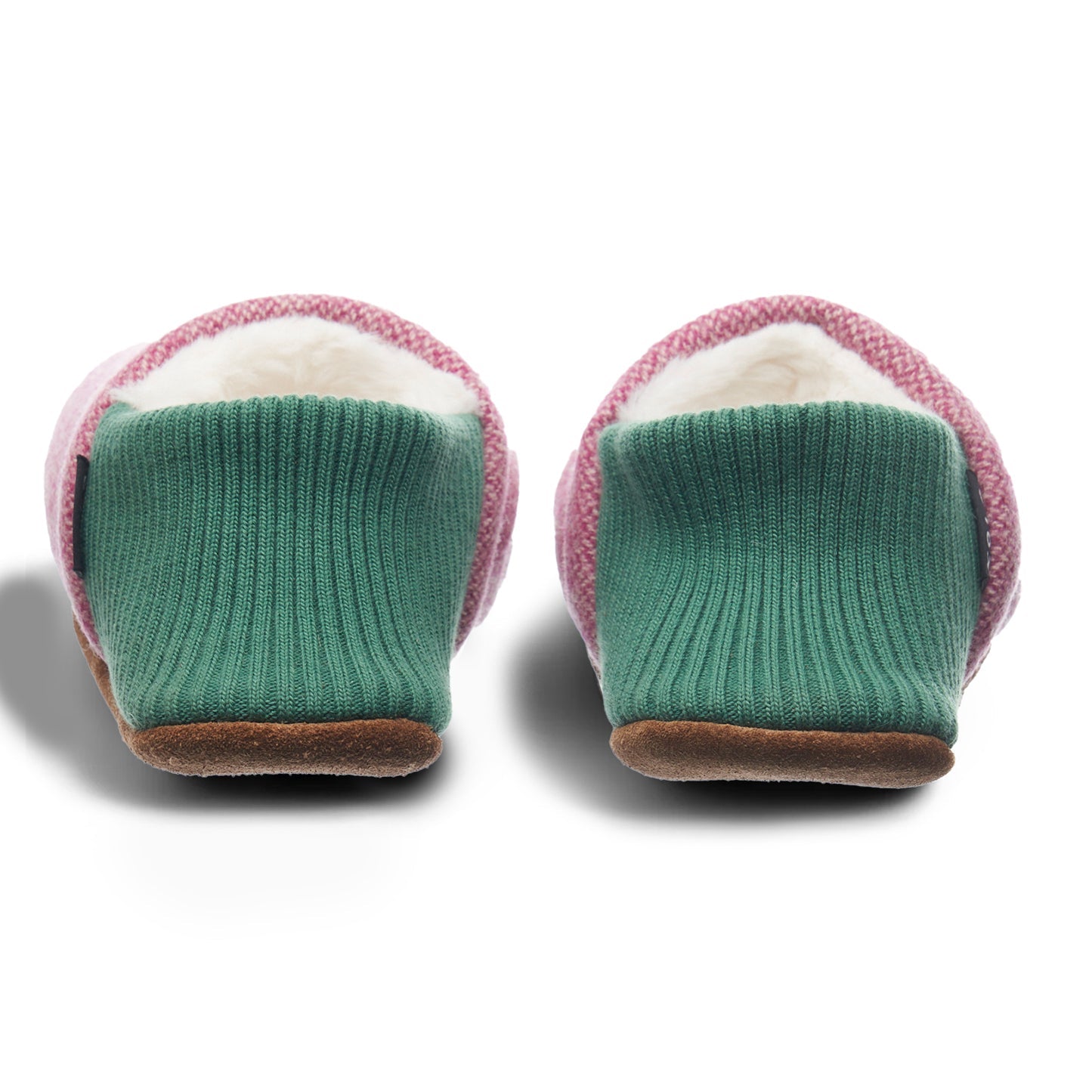 Warm Burel Wool House Slippers with Fur Lining - Cozy Indoor Shoes for Winter Comfort at Home