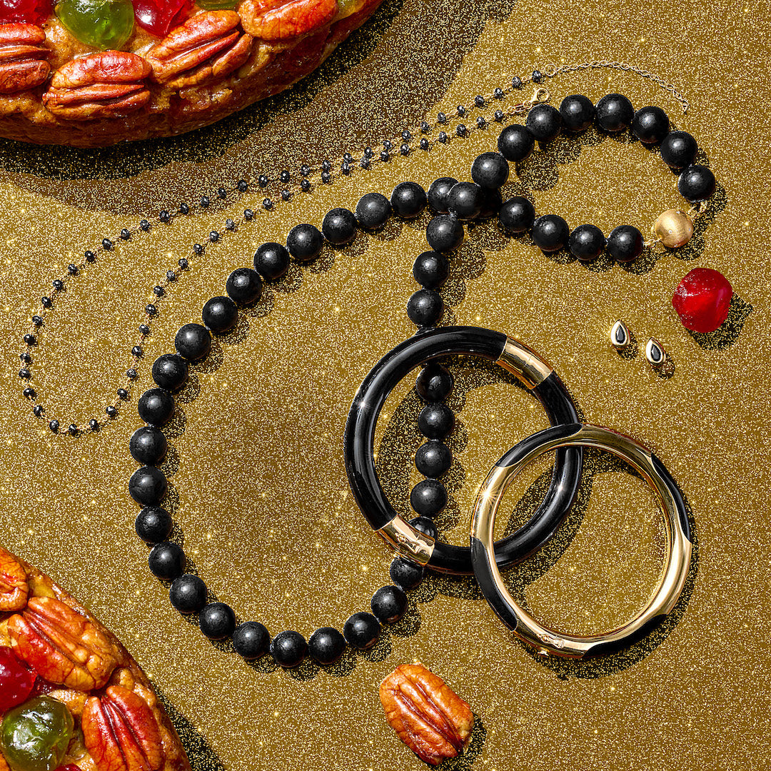 12mm Black Jade Bead Necklace - 22 Inch Natural Stone Jewelry for Women, Handmade Spiritual Healing Necklace | Perfect for Meditation, Yoga & Boho Fashion