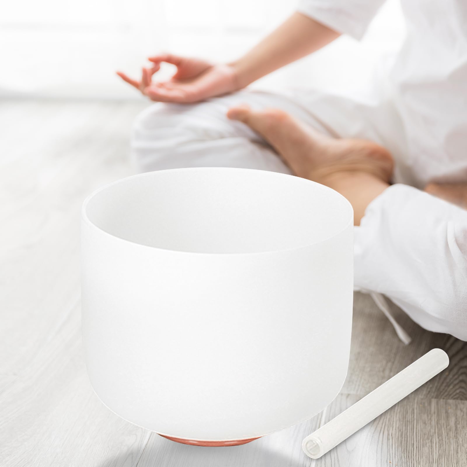 3-Piece 432Hz Crystal Singing Bowl Set (7-9 Inch) for Meditation, Yoga & Chakra Healing - Includes Travel Carry Case - Perfect Spiritual Gift for Men & Women - Ideal for Home Meditation, Sound Therapy & Energy Cleansing