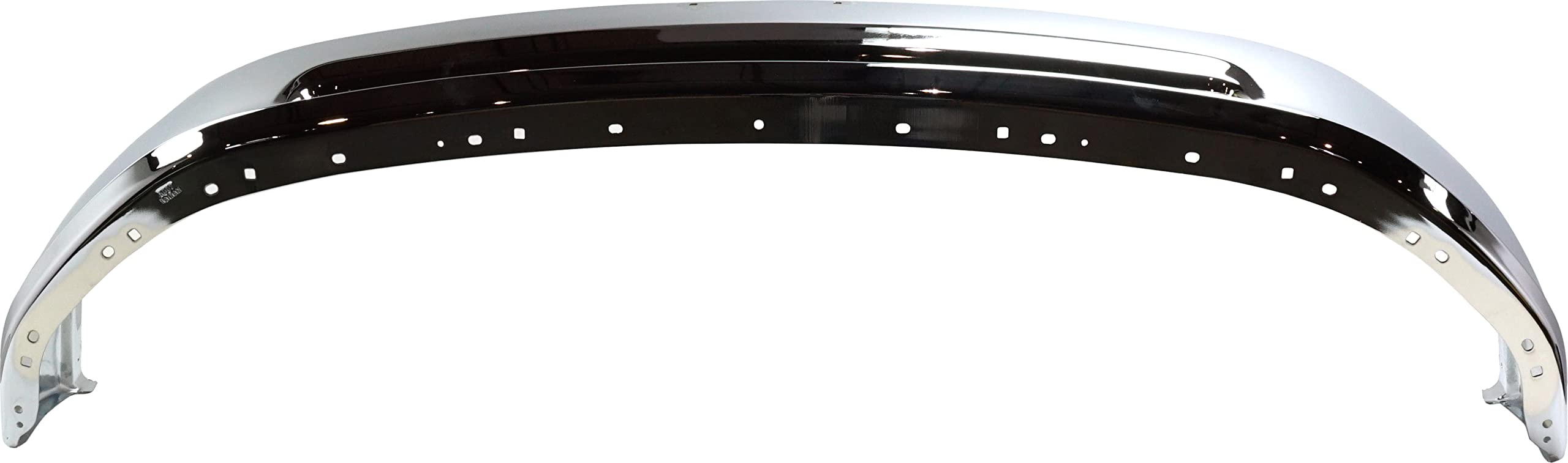 Evan Fischer Chrome Steel Front Bumper for Ram 1500 2011-2012 | No Fog Light Holes | Fits Non-Sport Package Models | Replaces OEM #68088188AA, 68206066AA, CH1002387 | Perfect for Off-Roading & Truck Upgrades