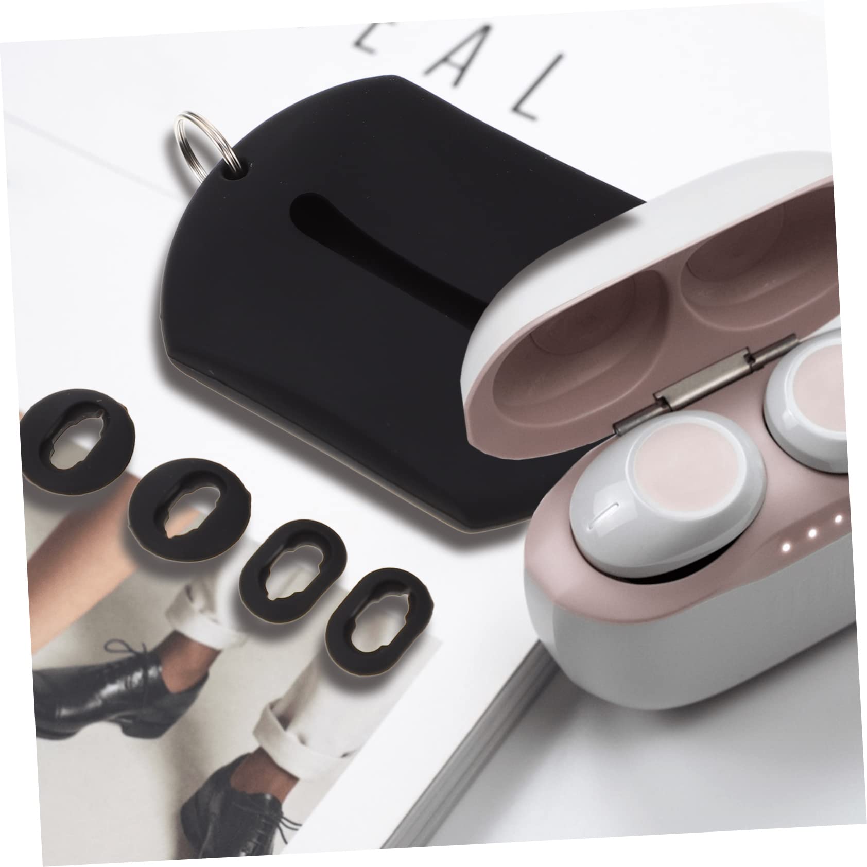 8 Sets Angoily Kutuzov Mikaberidze Earplugs Headset with Protective Sleeves & Storage Case - Noise Cancelling Earbuds for Work, Travel, Sleep and Gym - Includes Earphone Tips and R180 Fine Protective Sleeves