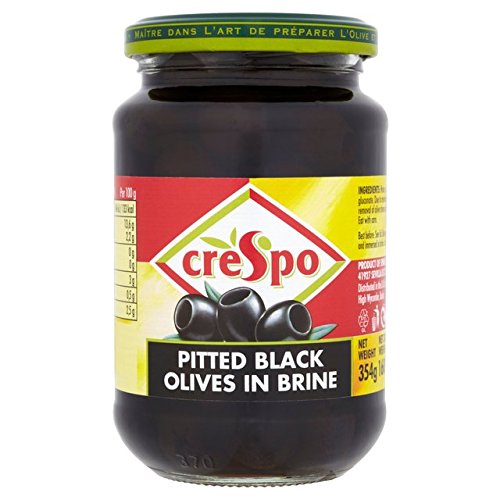 Premium Pitted Black Olives 12.5oz (354g) - Kalamata Olives in Brine, Gluten-Free & Non-GMO - Perfect for Salads, Pizzas, Charcuterie Boards & Mediterranean Recipes