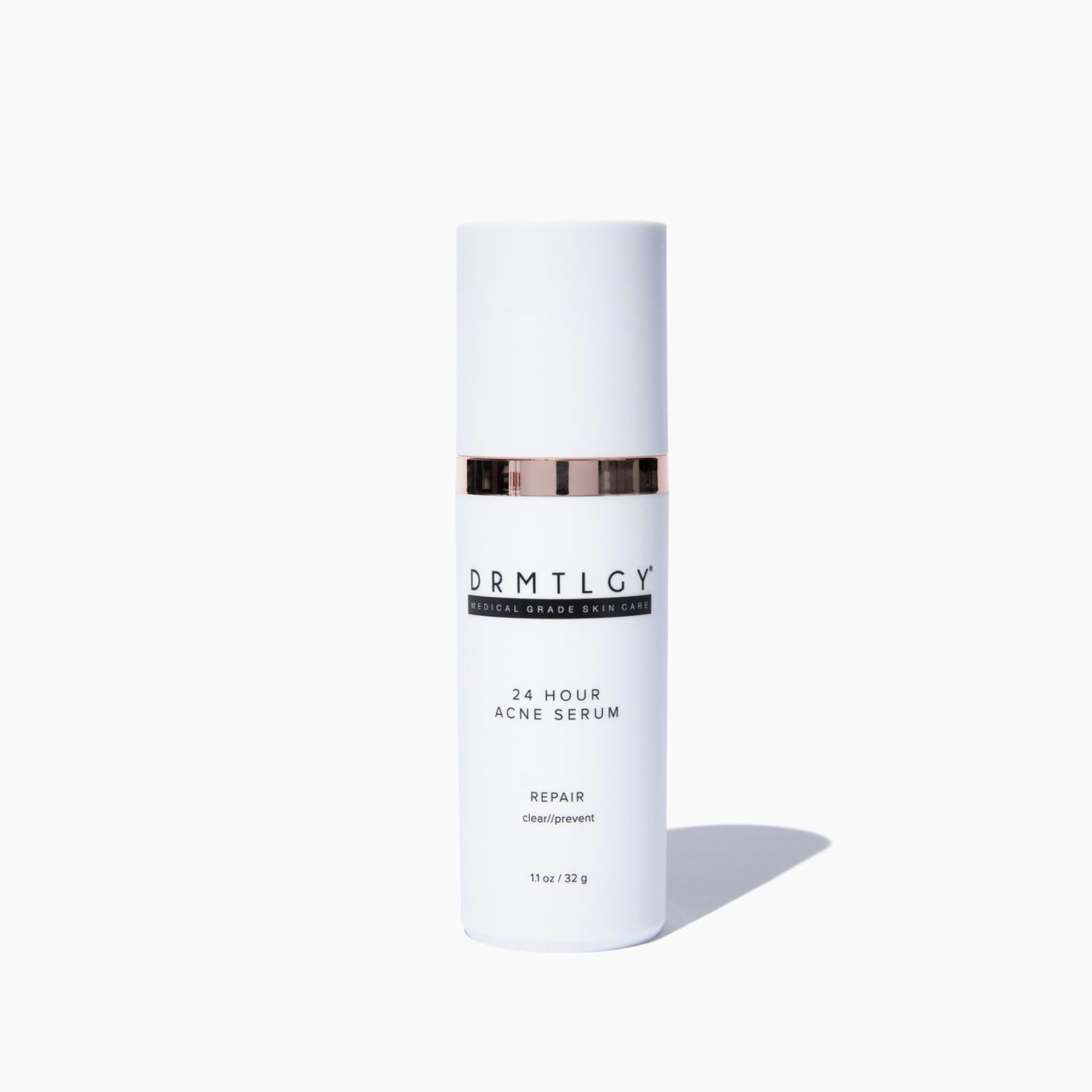 DRMTLGY Acne Spot Treatment & Cystic Acne Serum with 5% Micronized Benzoyl Peroxide & Glycolic Acid - Fast-Acting Acne Solution for Face & Body - Perfect for Teen & Adult Acne, Breakouts & Blemishes