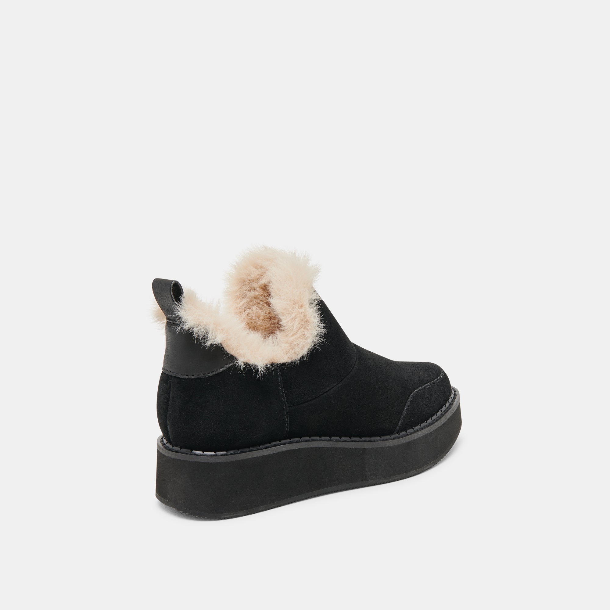 **ARDY Plush H2O Booties - Waterproof Onyx Suede Slippers for Men & Women - Cozy Indoor/Outdoor House Shoes for Winter & Spa**