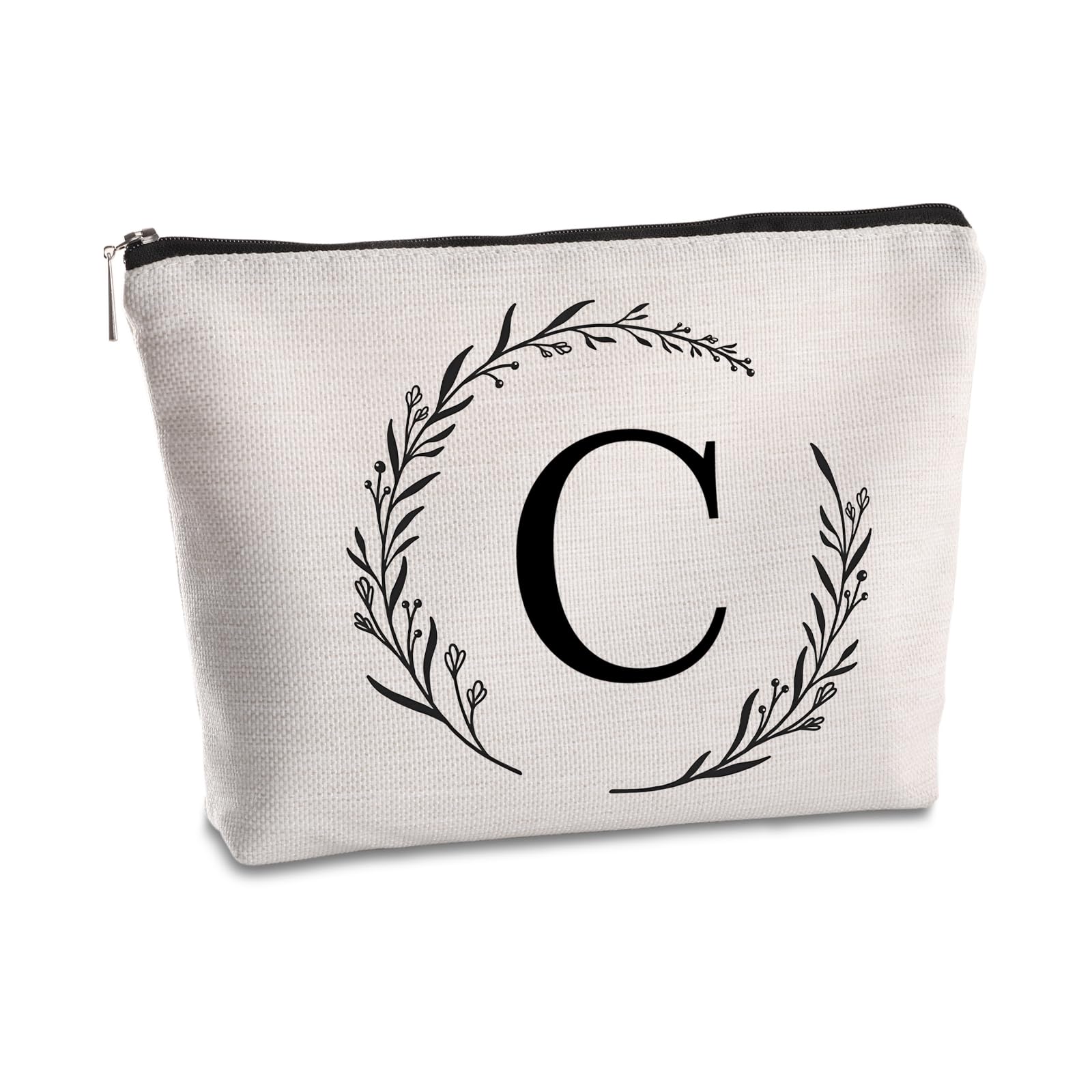 Personalized Monogrammed Travel Makeup Bag for Women - Perfect Gift for Mom, Best Friend, Bride & Bridesmaids - Ideal for Birthdays, Weddings & Everyday Use