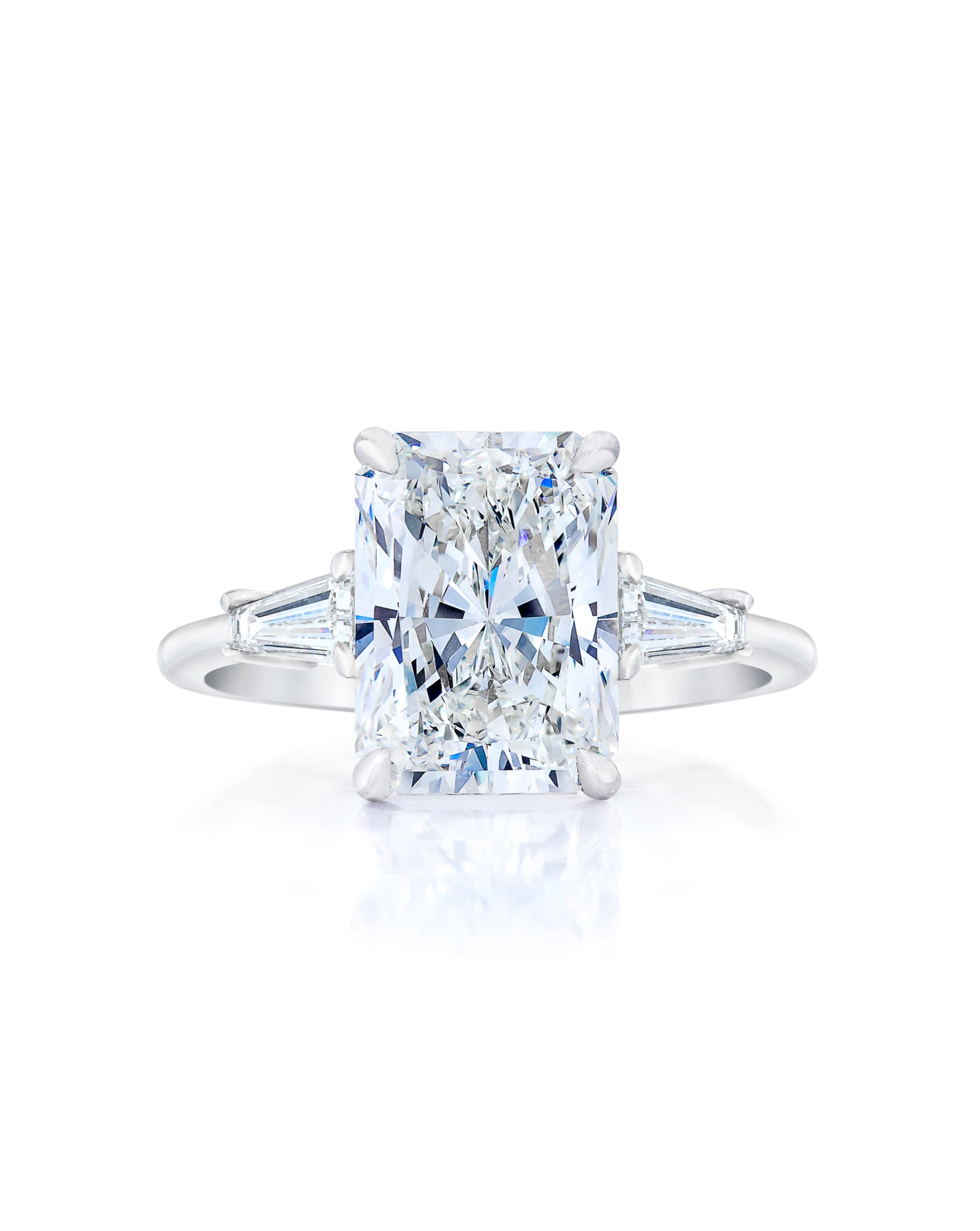 Baguette Side Stones - Elegant Diamond Accent Stones for Jewelry Making, Engagement Rings & Wedding Bands - Perfect for Custom Designs & Fine Jewelry Repair