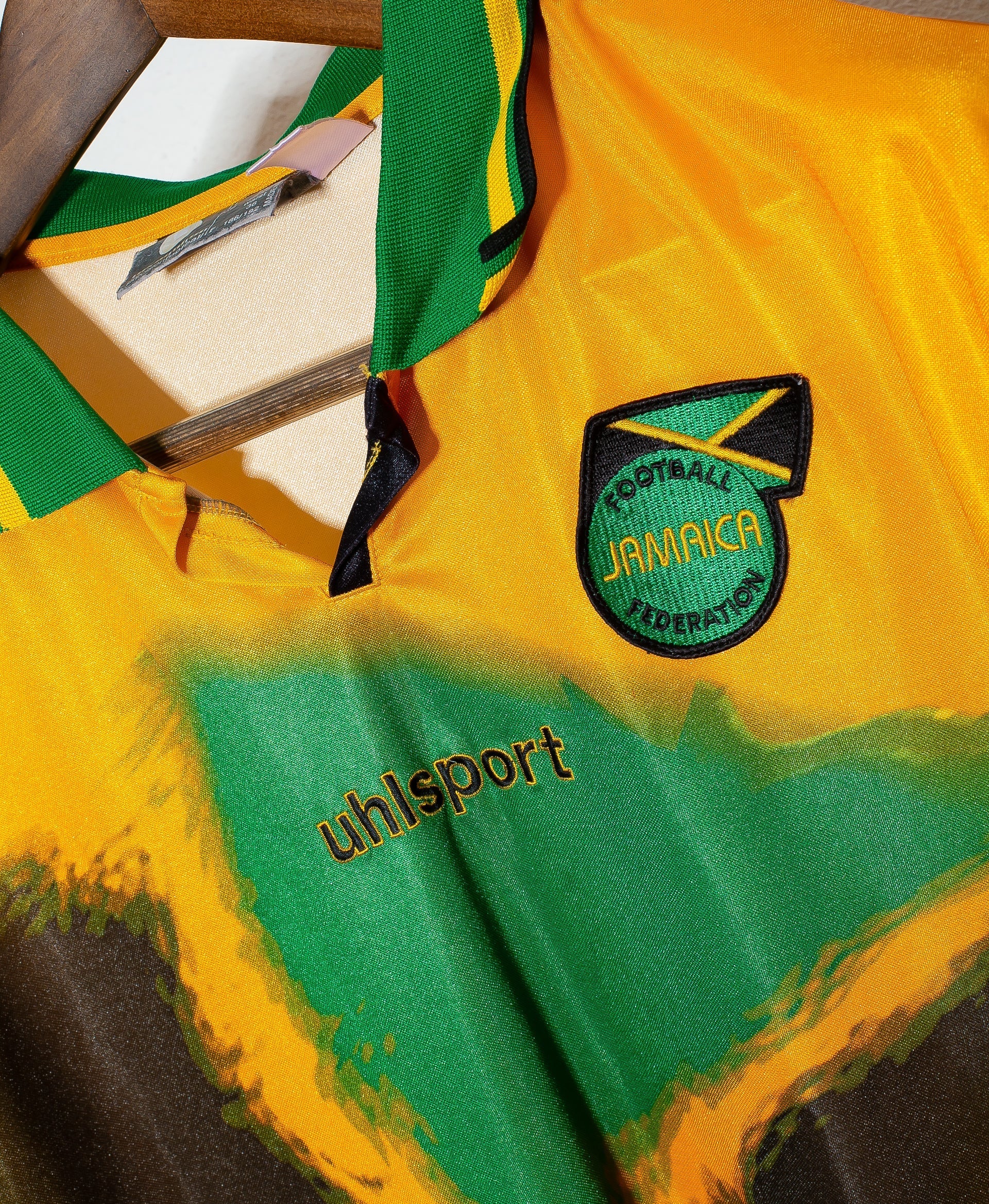 2001-2002 Jamaica National Football Team Home Jersey (Size XL) - Authentic Soccer Jersey for Fans, Collectors & Match Days