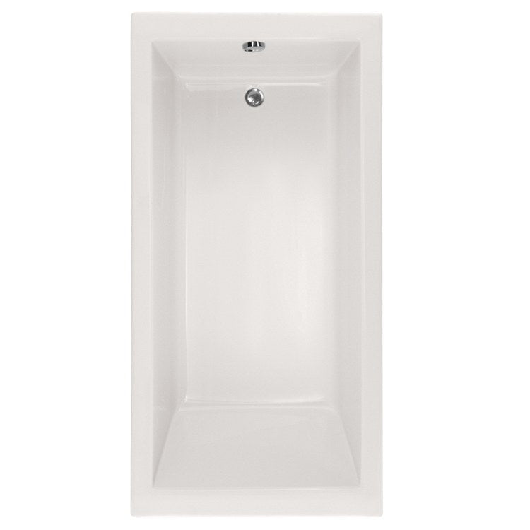 Luxury Air Tub Designer Collection - White Rectangle 6-Jet Acrylic Drop-In Bathtub 60