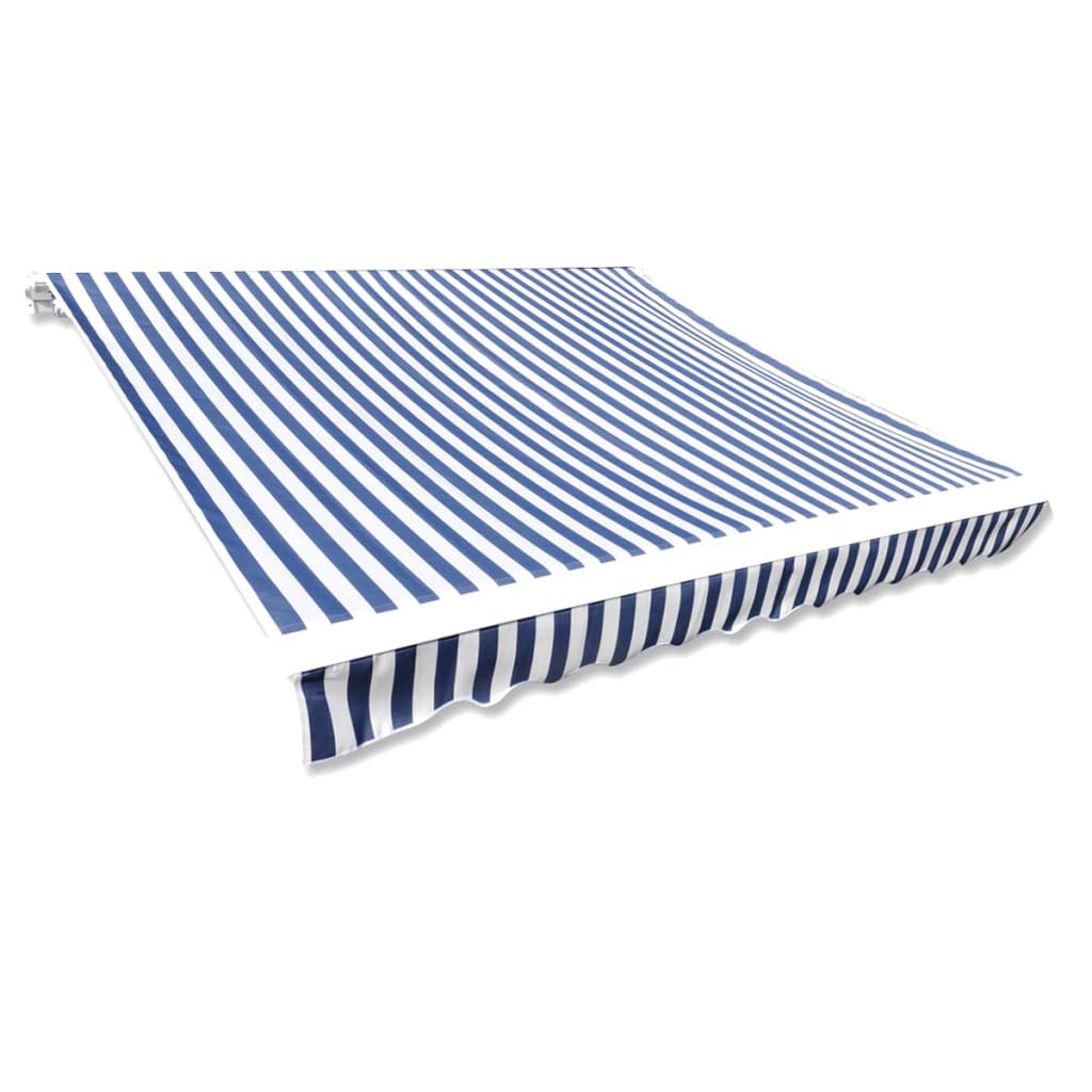 Premium Canvas Patio Awning Top - Replacement Awning Cover for Courtyard, Balcony, Shop, Restaurant & Cafe - UV Resistant, Waterproof Outdoor Canopy (9'10