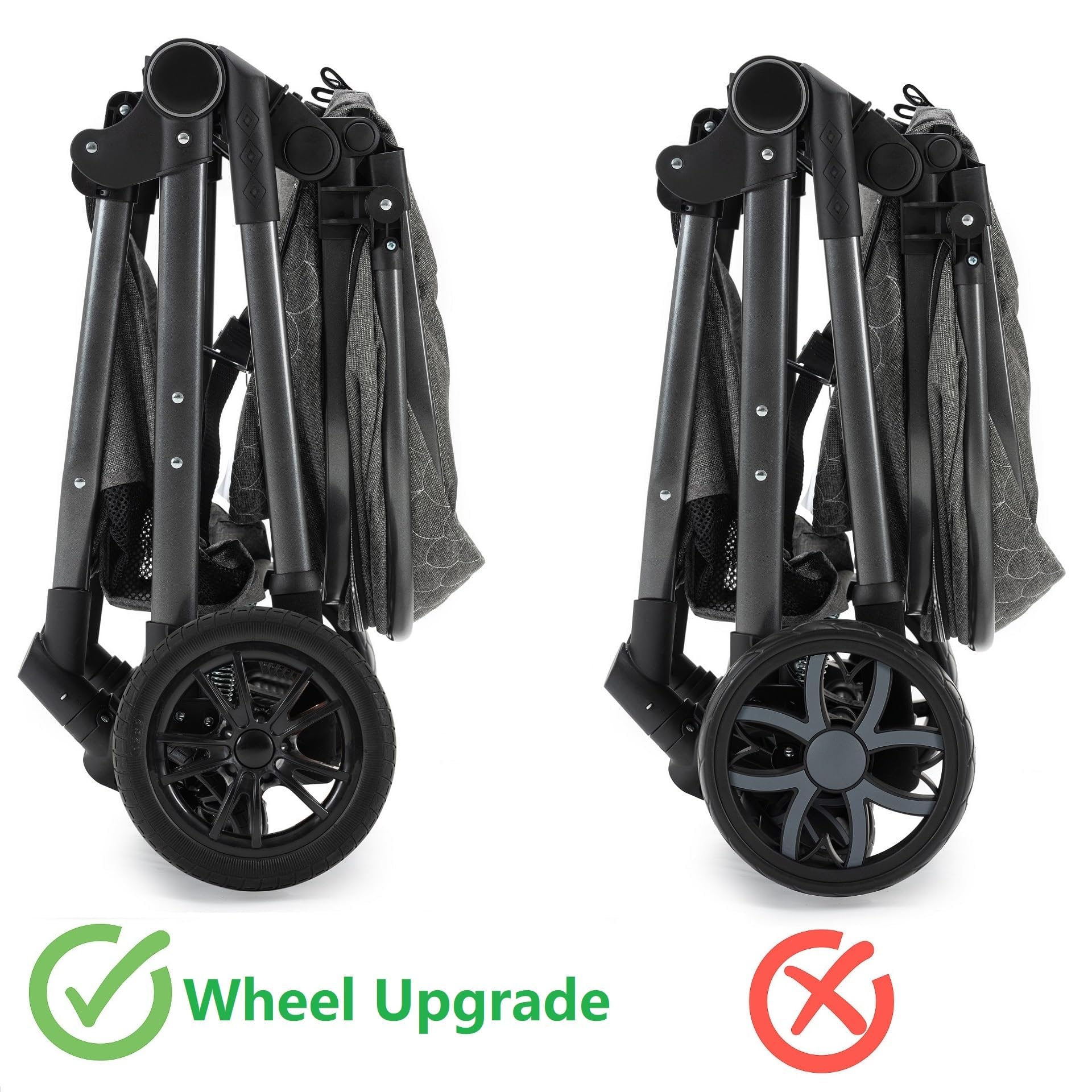 2 in 1 Lightweight Travel Stroller for Baby & Toddler | Portable Quick-Fold Aluminum Frame Stroller with Rain Cover & Mosquito Net | Perfect for Air Travel, Shopping & Outdoor Adventures