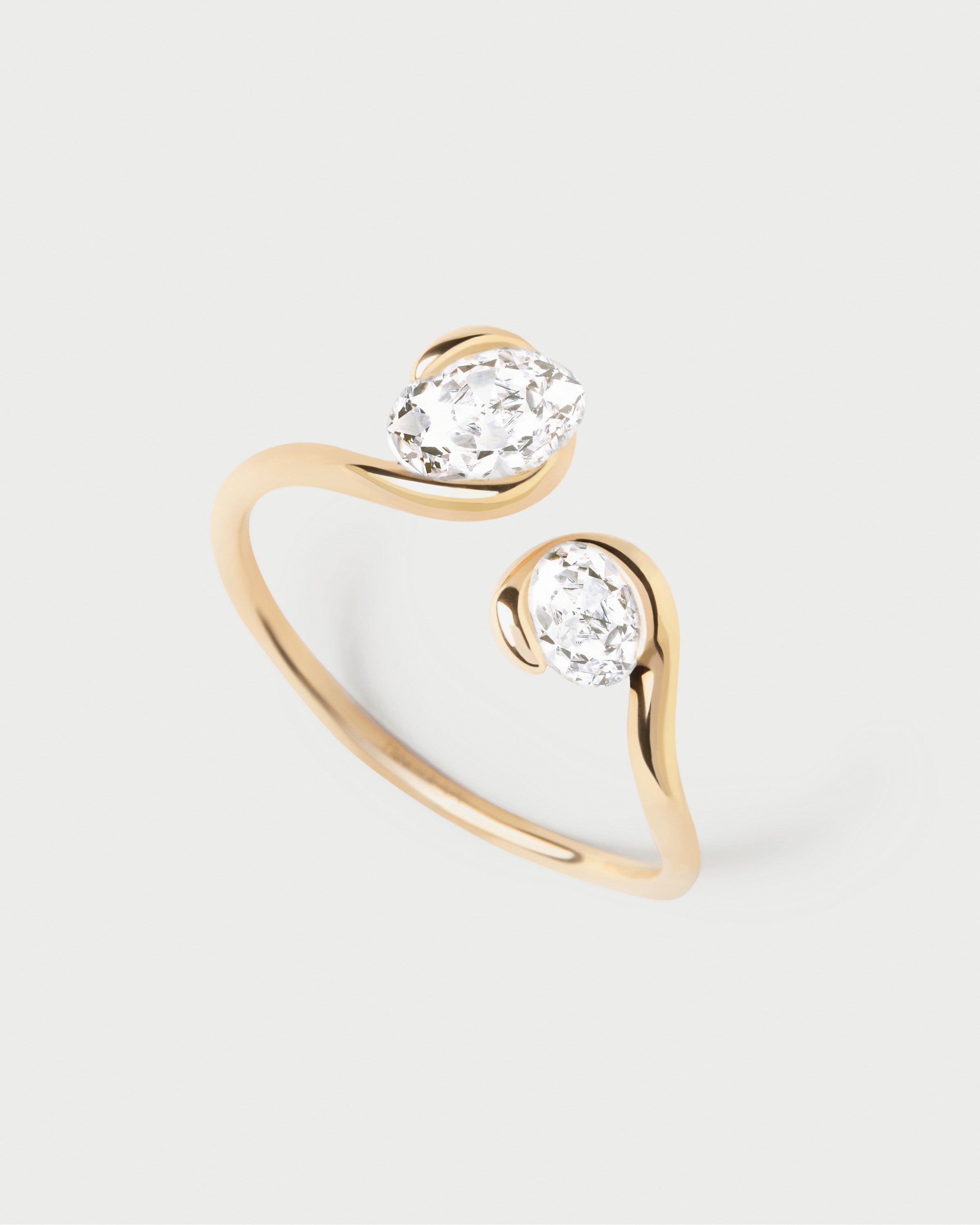Exquisite 14K Gold Diamond Leaf Ring for Women - Elegant Jewelry Gift for Anniversary, Wedding & Special Occasions